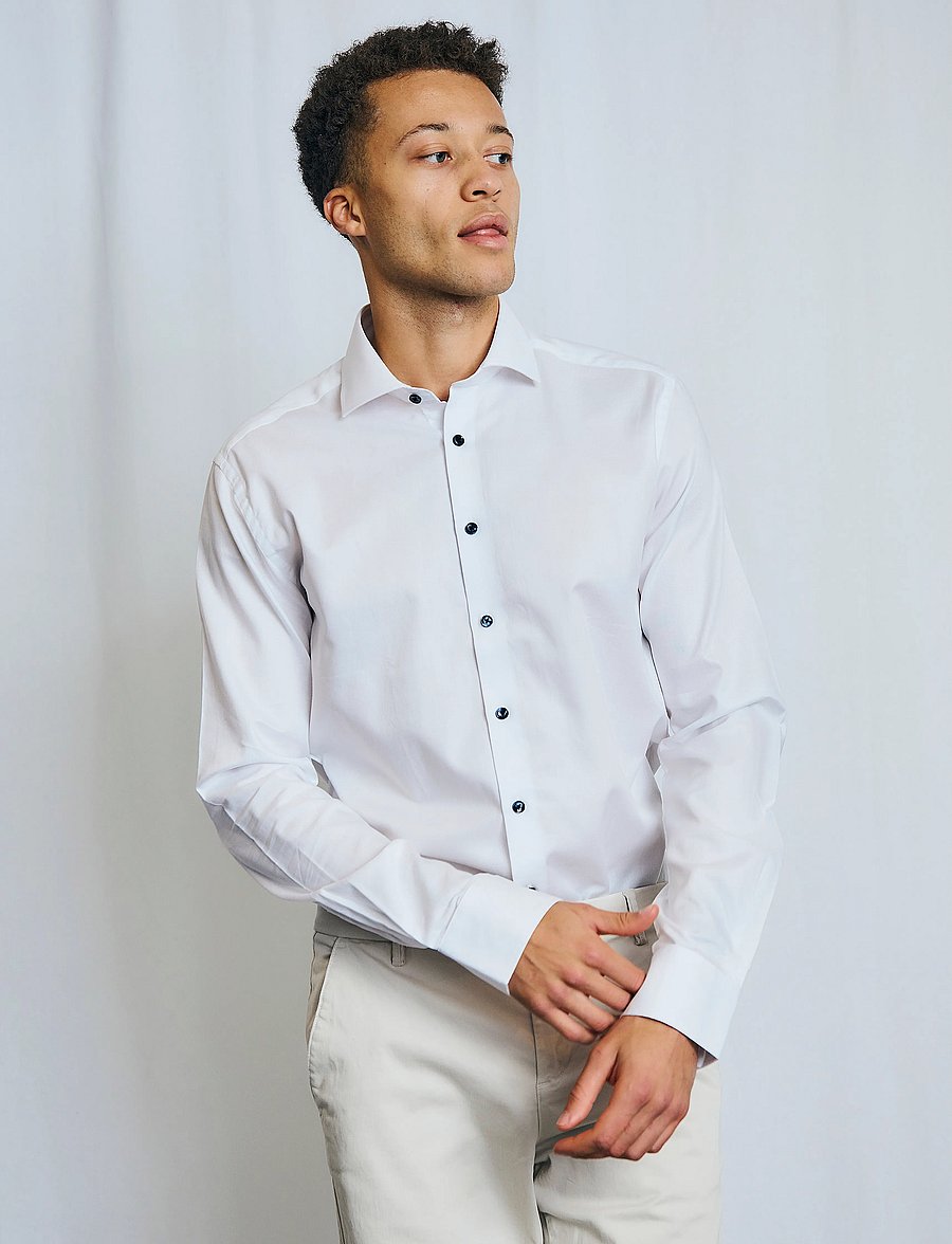 Bruun & Stengade - BS Zhang Slim Fit Shirt - white - 4