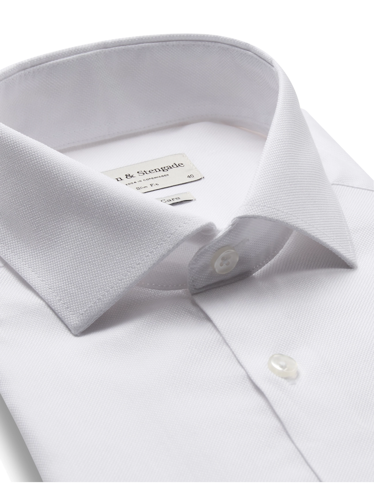Bruun & Stengade - BS Lajovich Slim Fit Shirt - white - 2