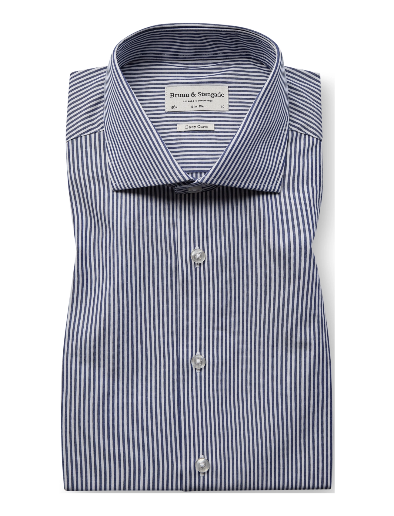 Bruun & Stengade - BS Mackenzie Slim Fit Shirt - navy/white - 2