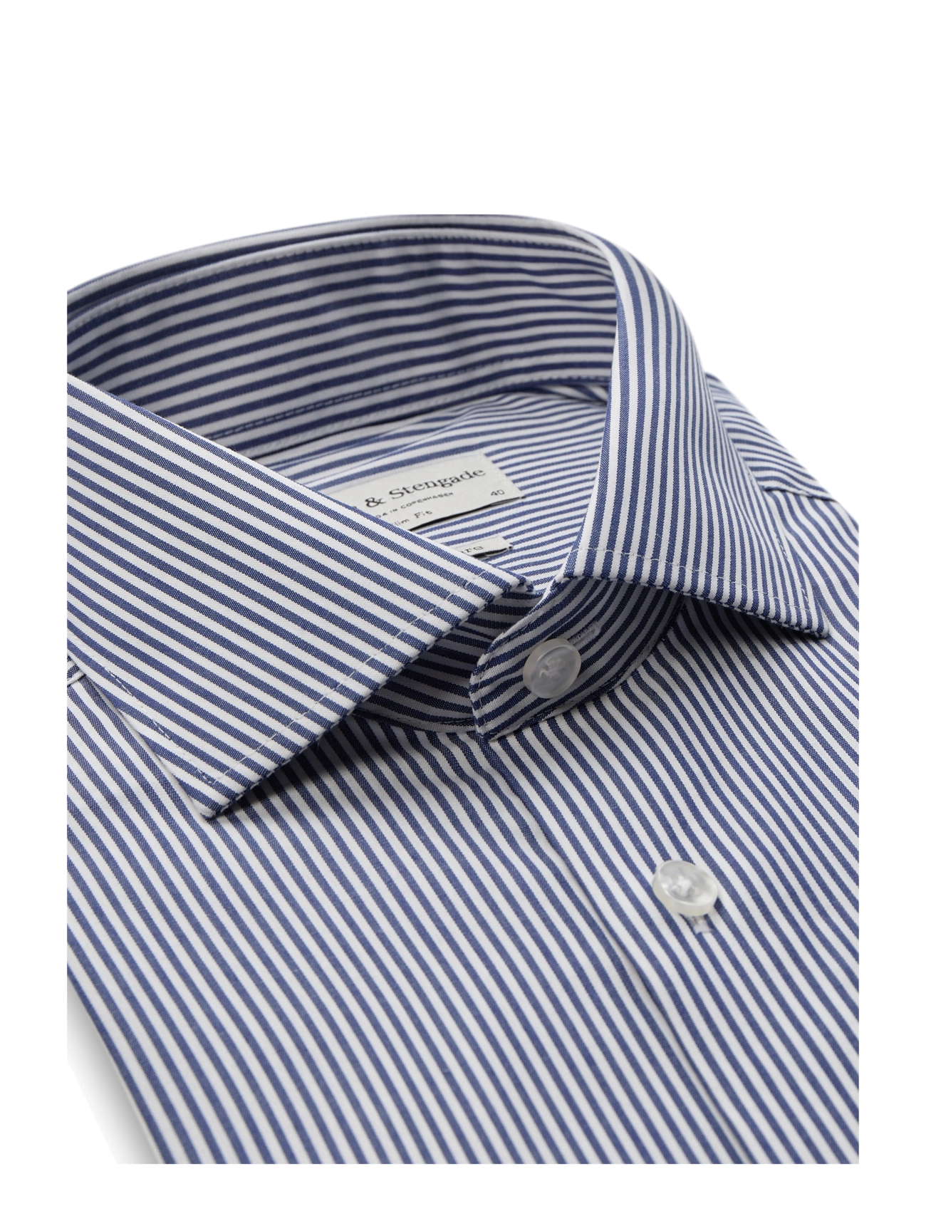 Bruun & Stengade - BS Mackenzie Slim Fit Shirt - navy/white - 3