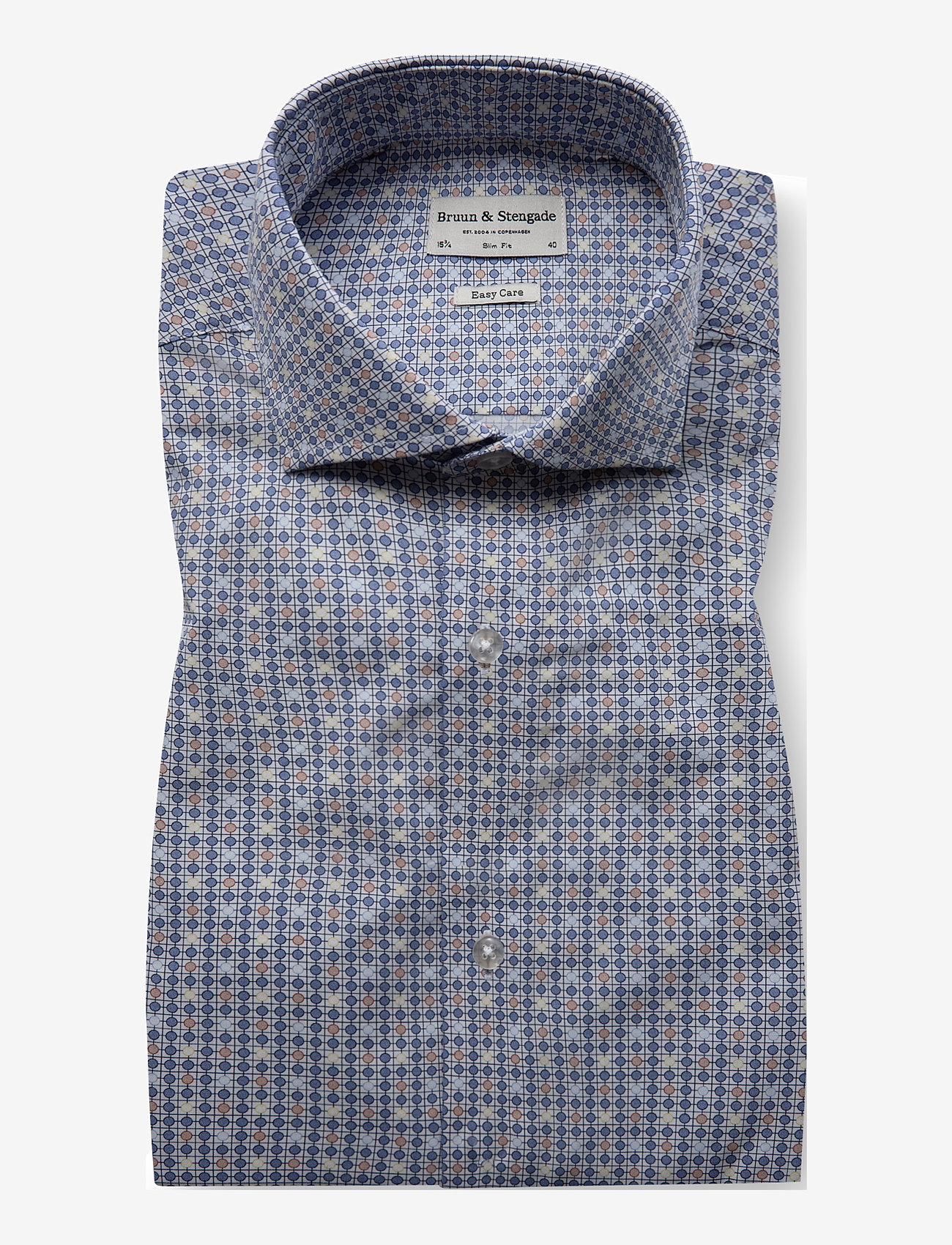 Bruun & Stengade - BS Eubanks Slim Fit Shirt - blue - 1