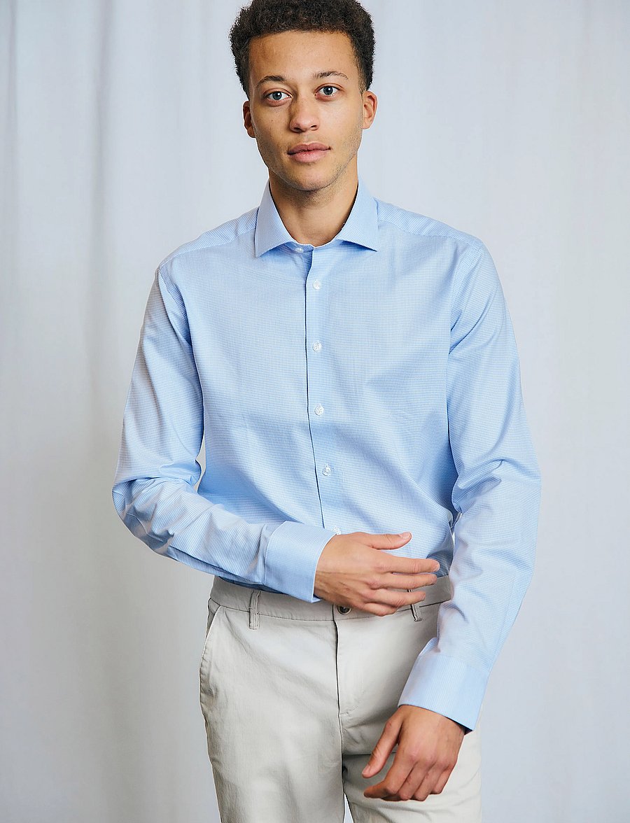 Bruun & Stengade - BS Aliassime Slim Fit Shirt - light blue - 4
