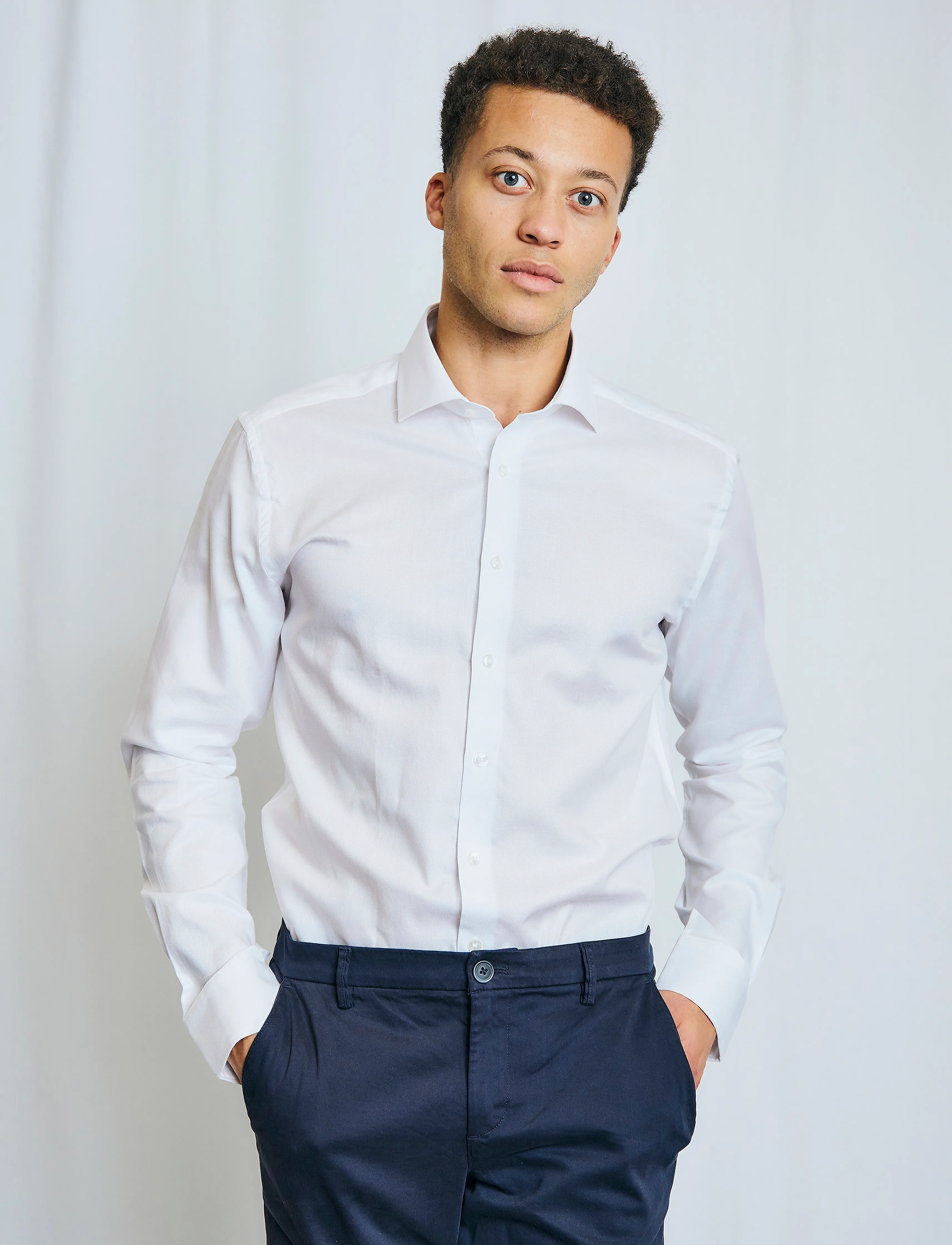 Bruun & Stengade - BS Hanfmann Modern Fit Shirt - white - 3