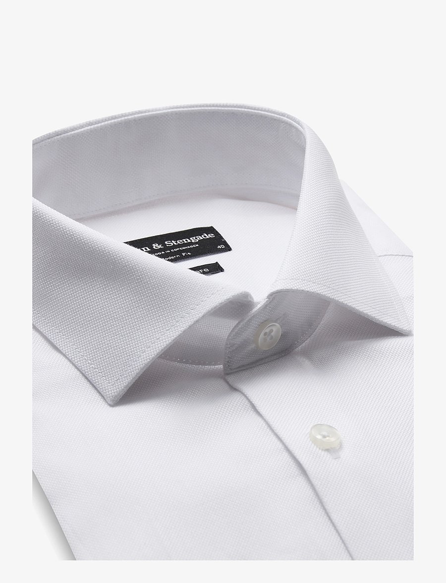 Bruun & Stengade - BS Hanfmann Modern Fit Shirt - formelle hemden - white - 2
