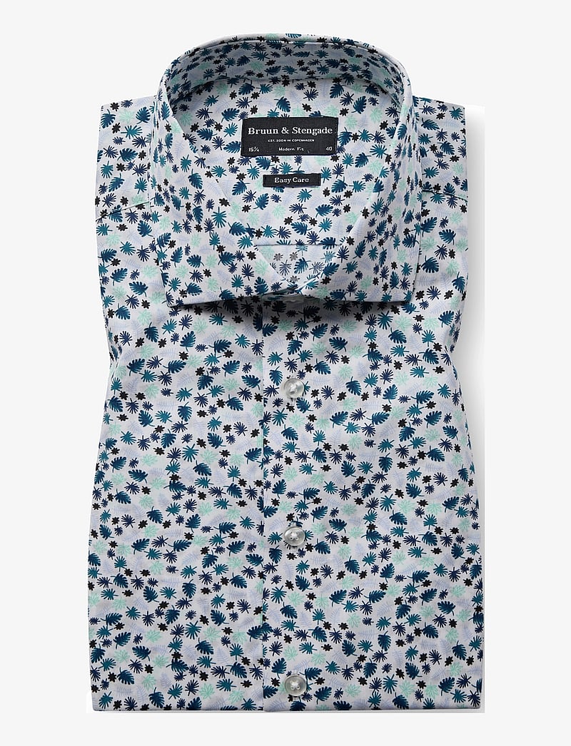 Bruun & Stengade - BS Karatsev Modern Fit Shirt - formelle hemden - green - 1