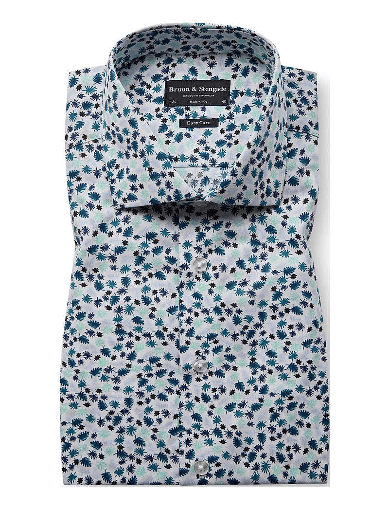 Bruun & Stengade - BS Karatsev Modern Fit Shirt - formelle hemden - green - 2