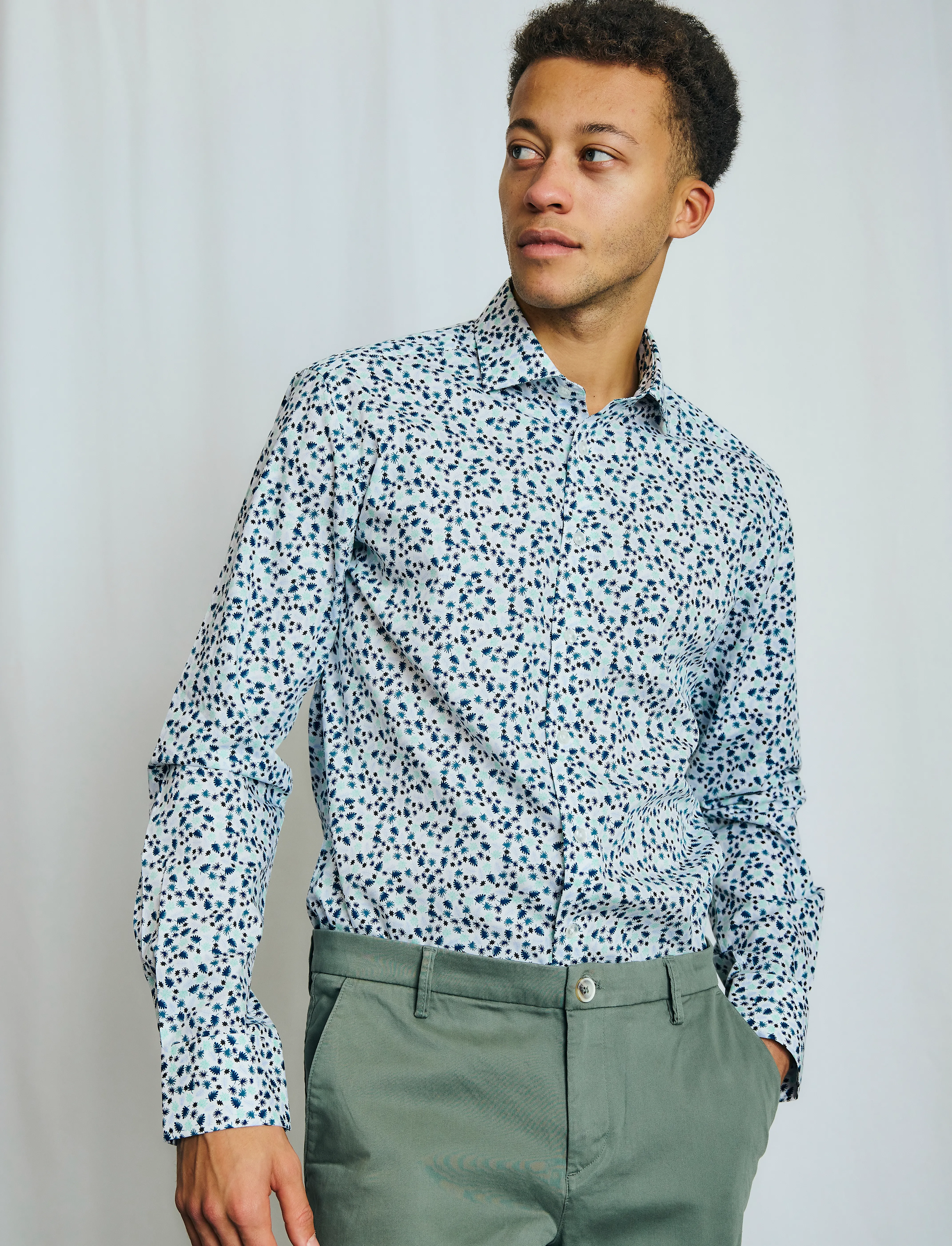 Bruun & Stengade - BS Karatsev Modern Fit Shirt - green - 0