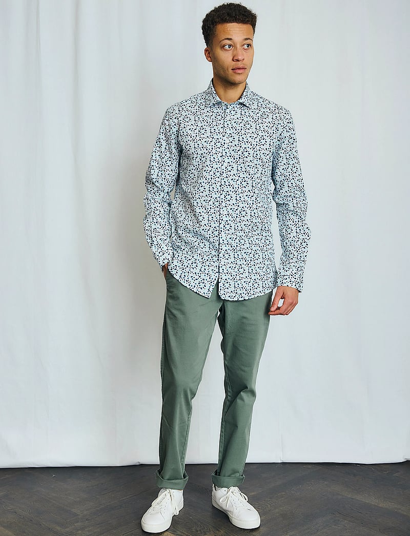 Bruun & Stengade - BS Karatsev Modern Fit Shirt - formelle hemden - green - 3