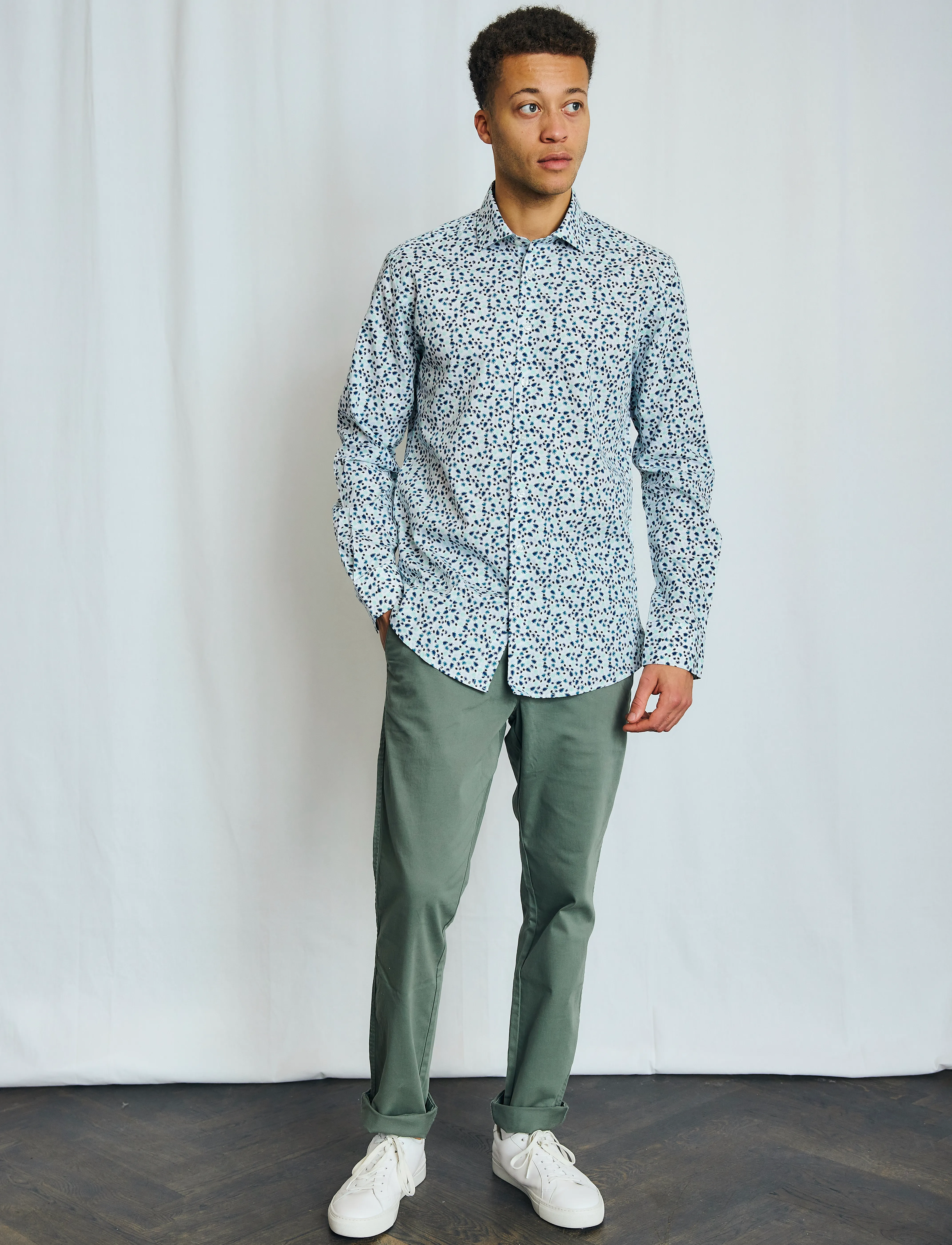 Bruun & Stengade - BS Karatsev Modern Fit Shirt - green - 3