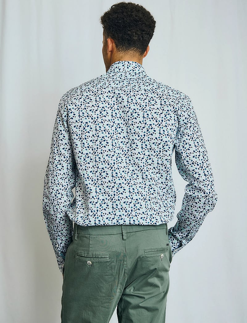 Bruun & Stengade - BS Karatsev Modern Fit Shirt - formelle hemden - green - 4