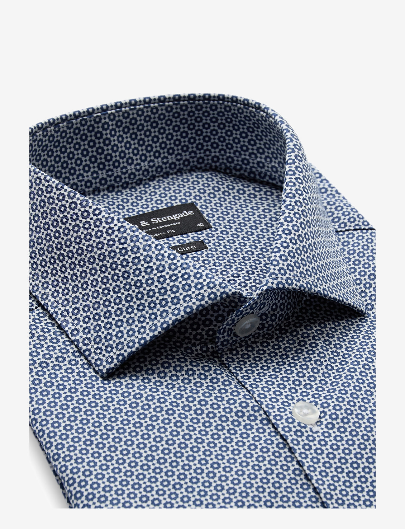 Bruun & Stengade - BS Fils Modern Fit Shirt - dark blue - 2