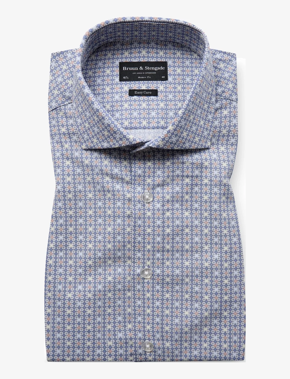 Bruun & Stengade - BS Djere Modern Fit Shirt - formelle skjorter - blue - 2