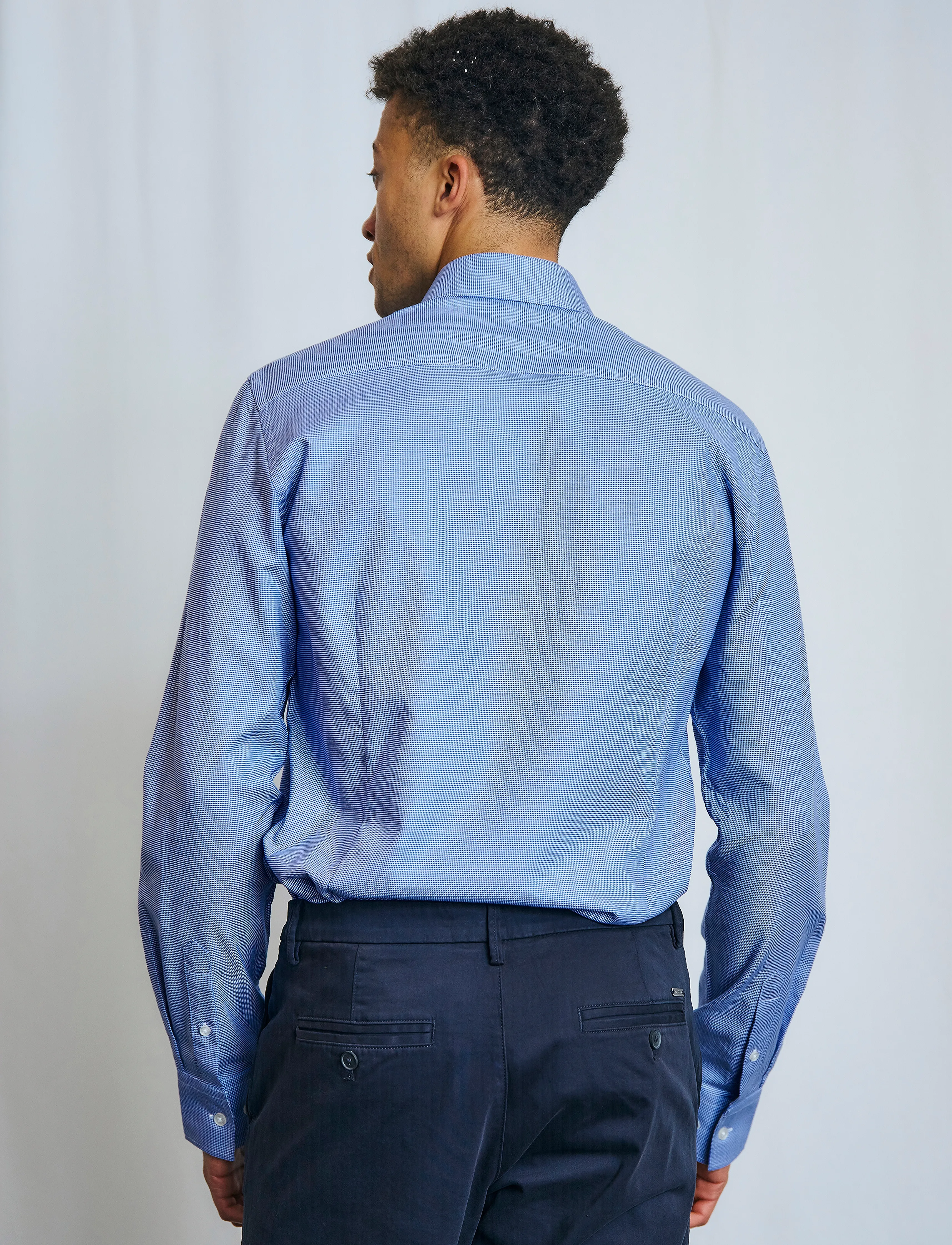 Bruun & Stengade - BS Struff Modern Fit Shirt - dark blue - 5
