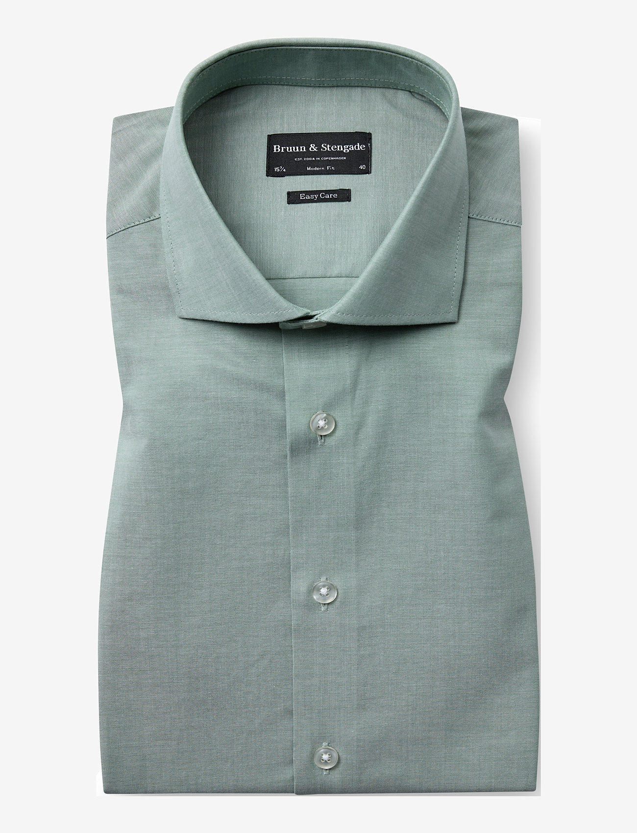 Bruun & Stengade - BS Shelton Modern Fit Shirt - green - 1