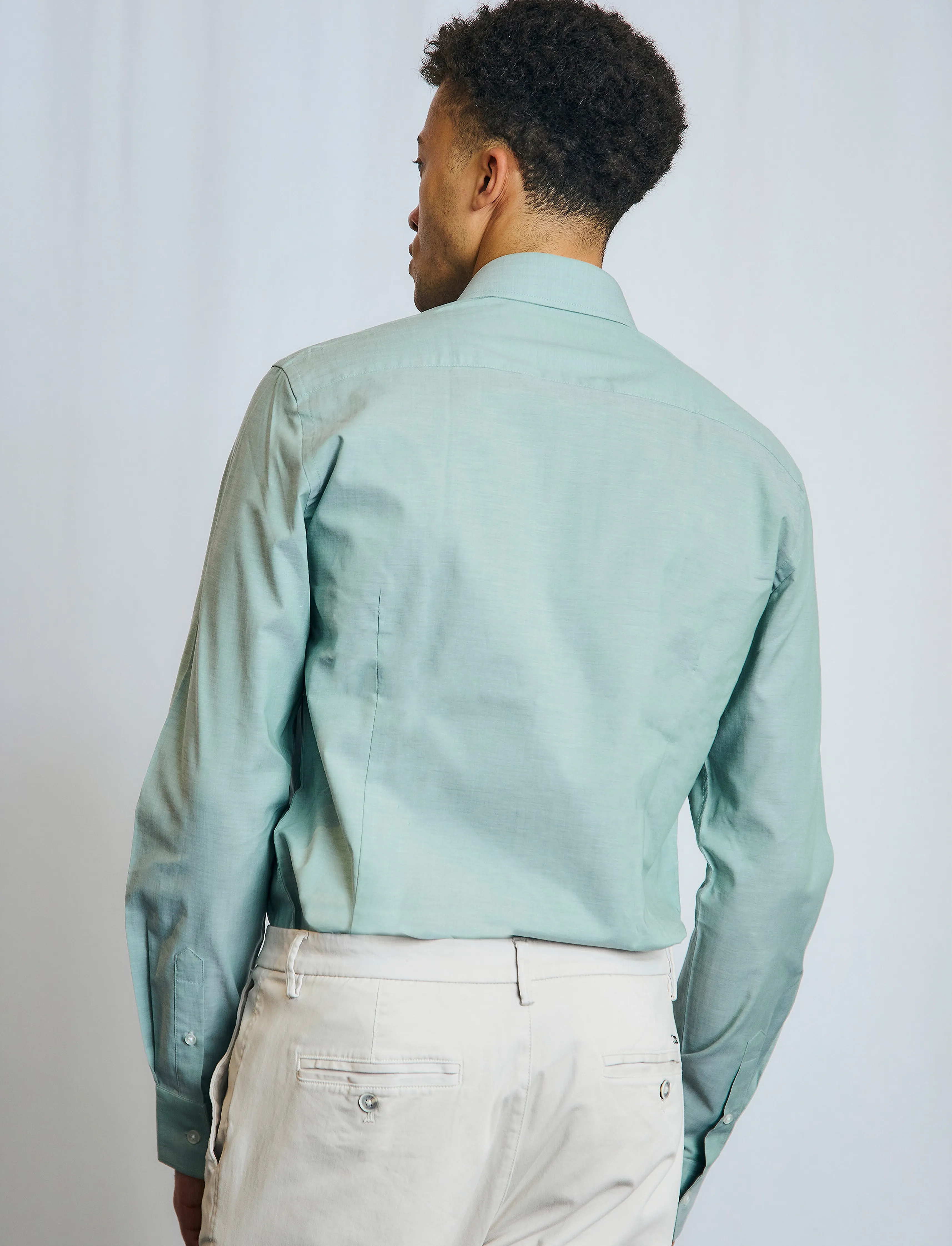 Bruun & Stengade - BS Shelton Modern Fit Shirt - green - 4