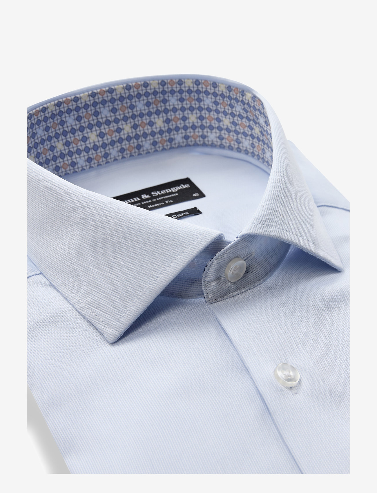 Bruun & Stengade - BS Ruud Modern Fit Shirt - light blue/white - 3