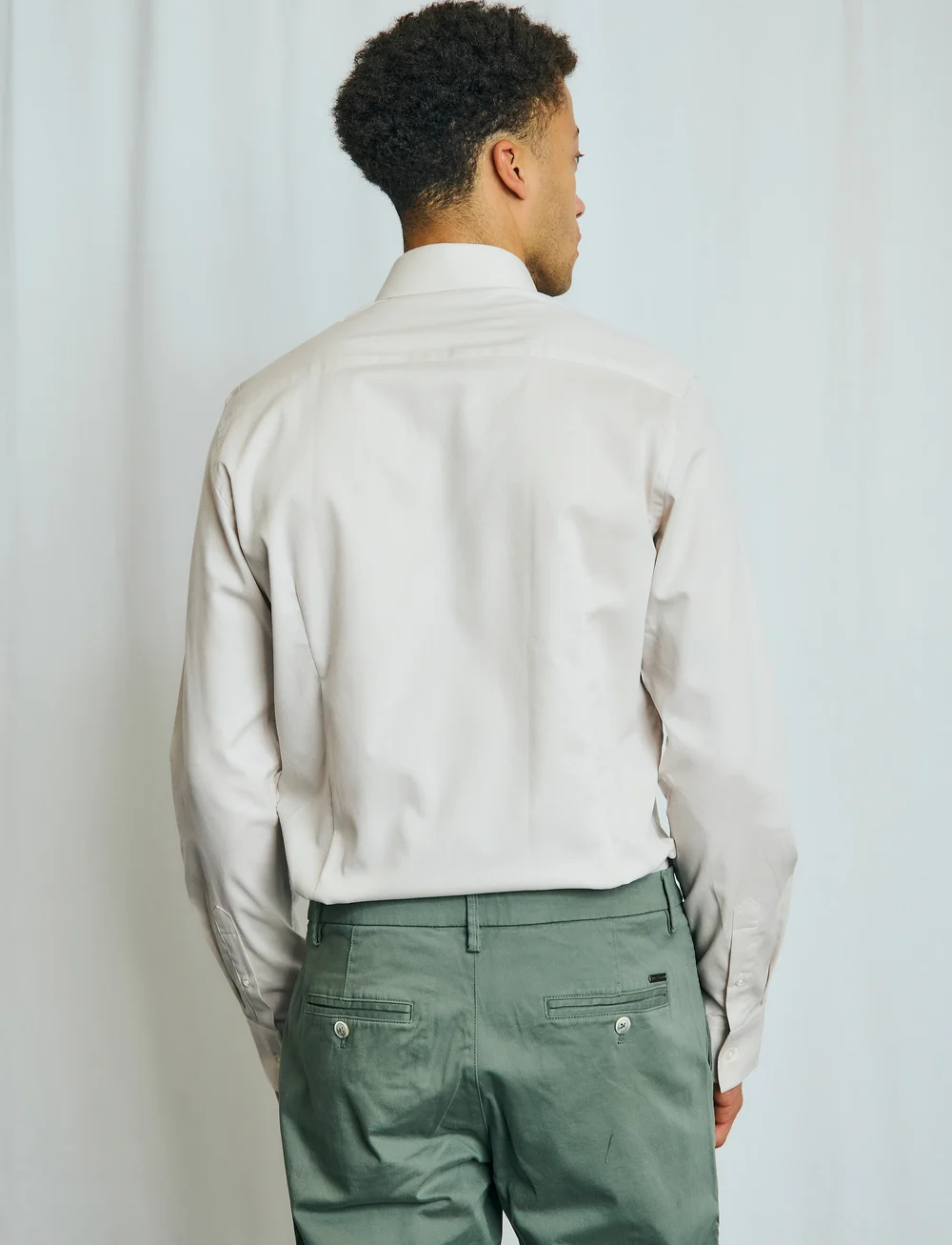 Bruun & Stengade - BS Tsitsipas Modern Fit Shirt - formelle skjorter - sand - 4