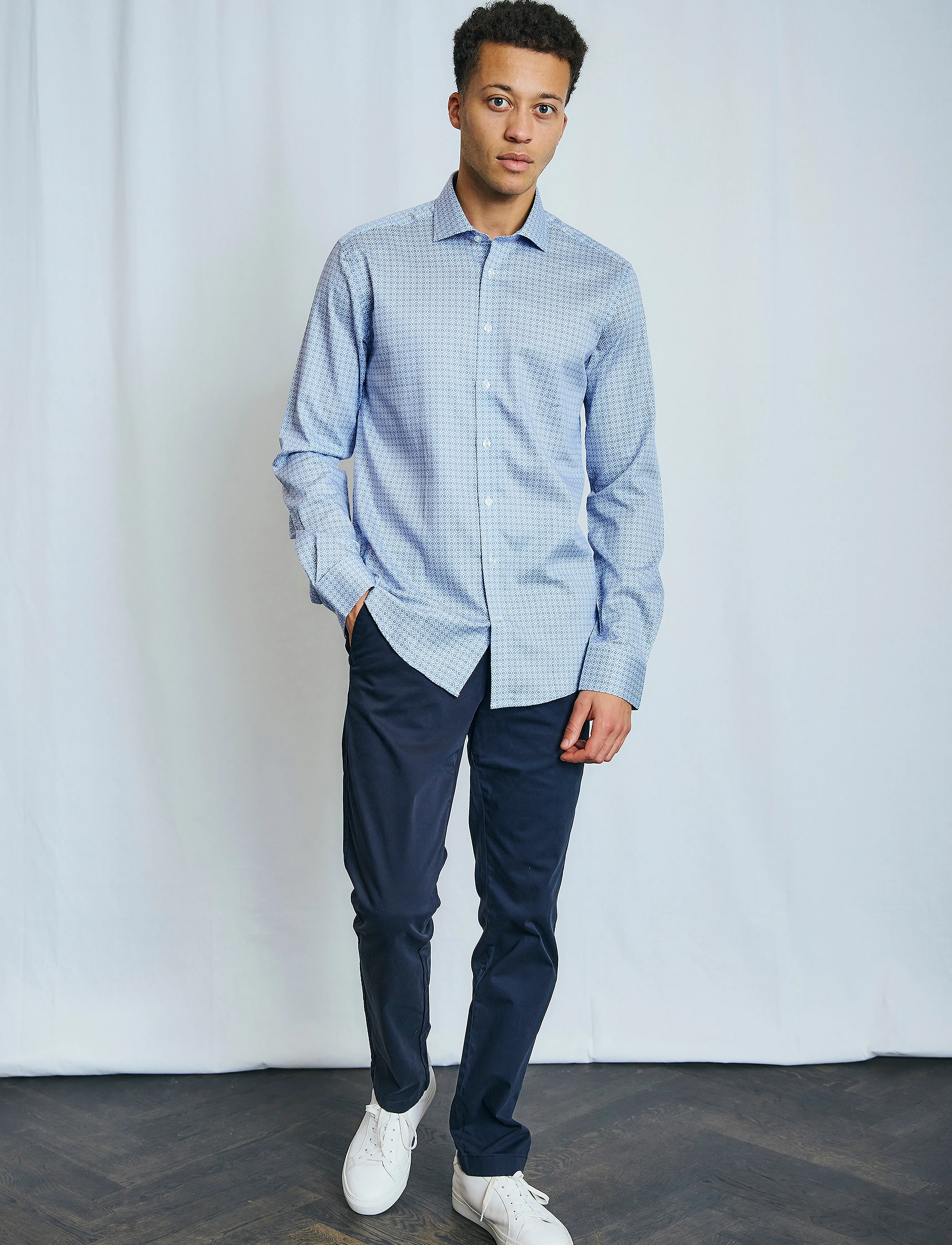 Bruun & Stengade - BS Fabian Modern Fit Shirt - light blue - 0