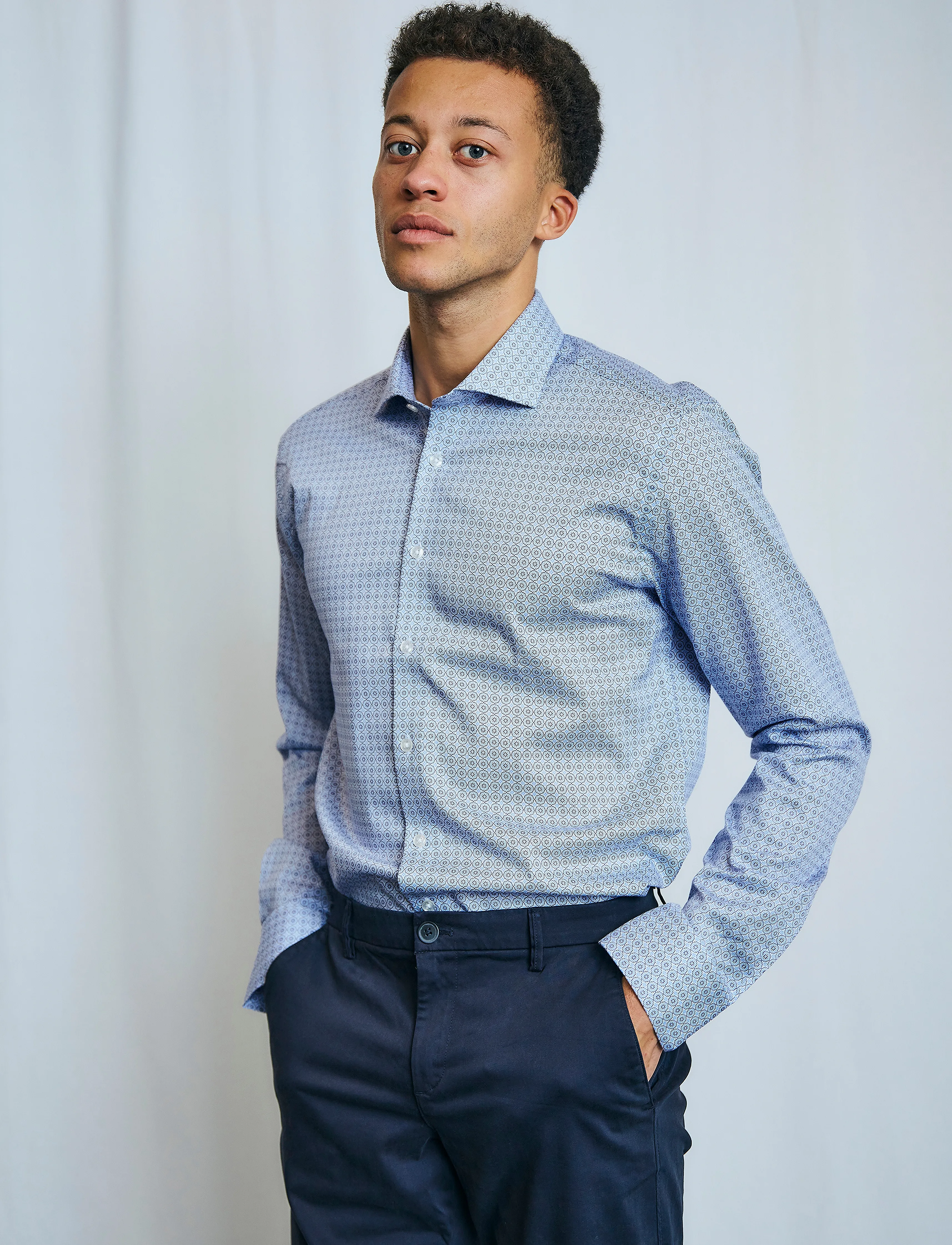 Bruun & Stengade - BS Fabian Modern Fit Shirt - light blue - 4