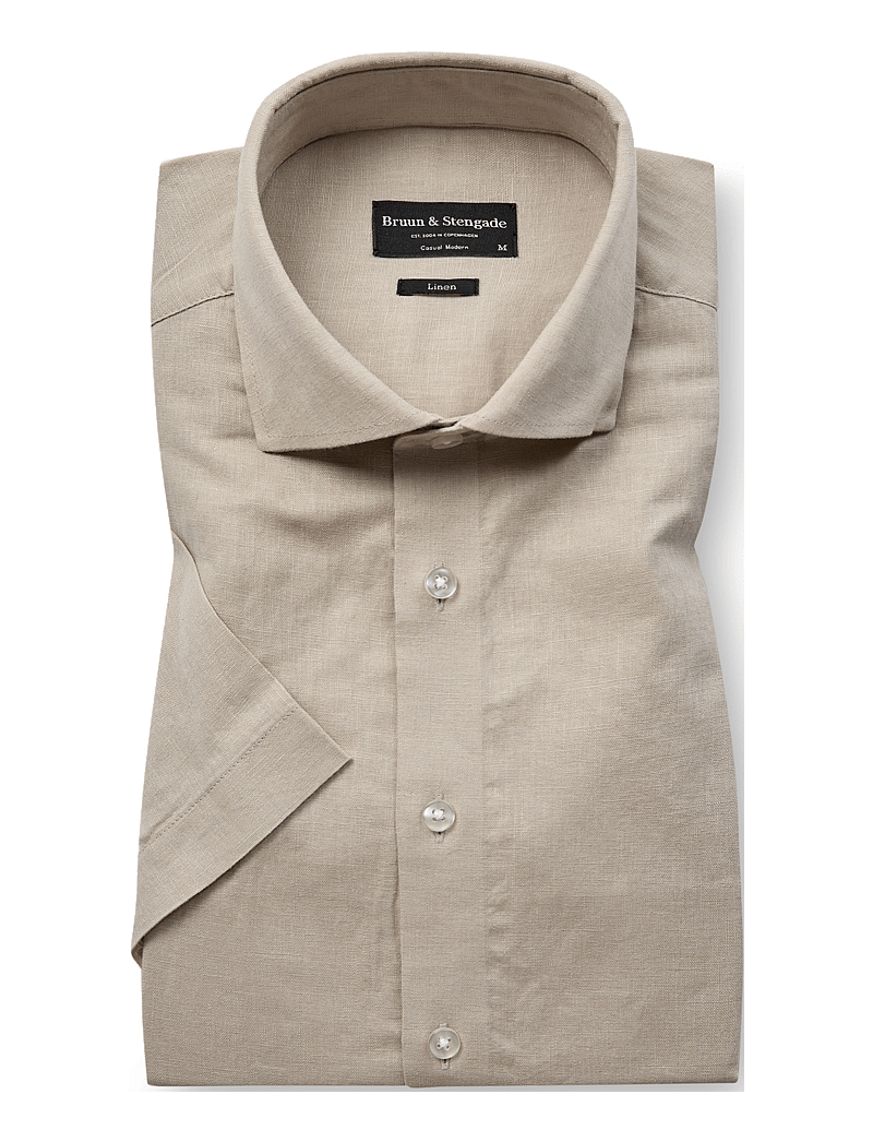 Bruun & Stengade - BS Hauger Casual Modern Fit Shirt - hørskjorter - kit - 2