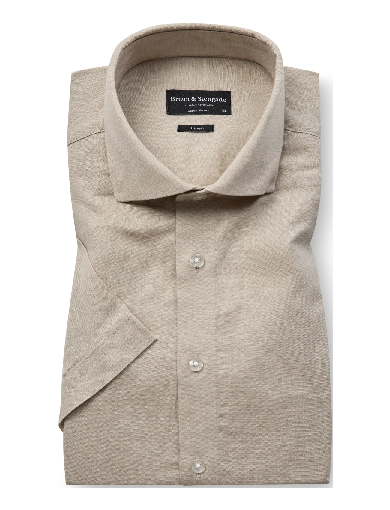 Bruun & Stengade - BS Hauger Casual Modern Fit Shirt - hørskjorter - kit - 2