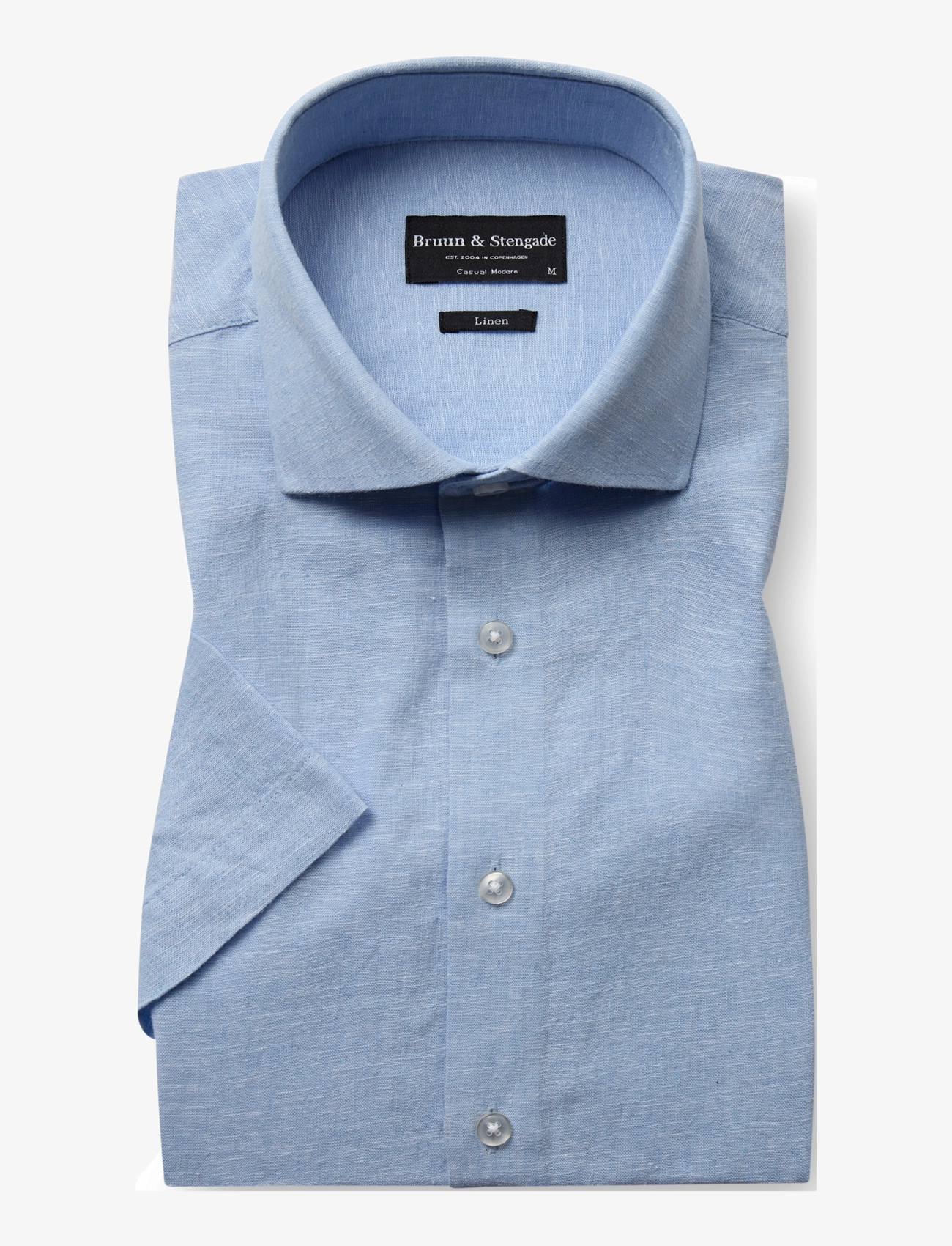 BRUUN & STENGADE Bs Hauger Casual Modern Fit Shirt Blau - S - Herren