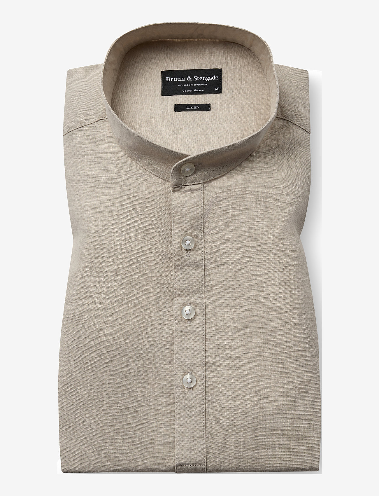 Bruun & Stengade - BS Crawford Casual Modern Fit Shirt - linen shirts - kit - 1
