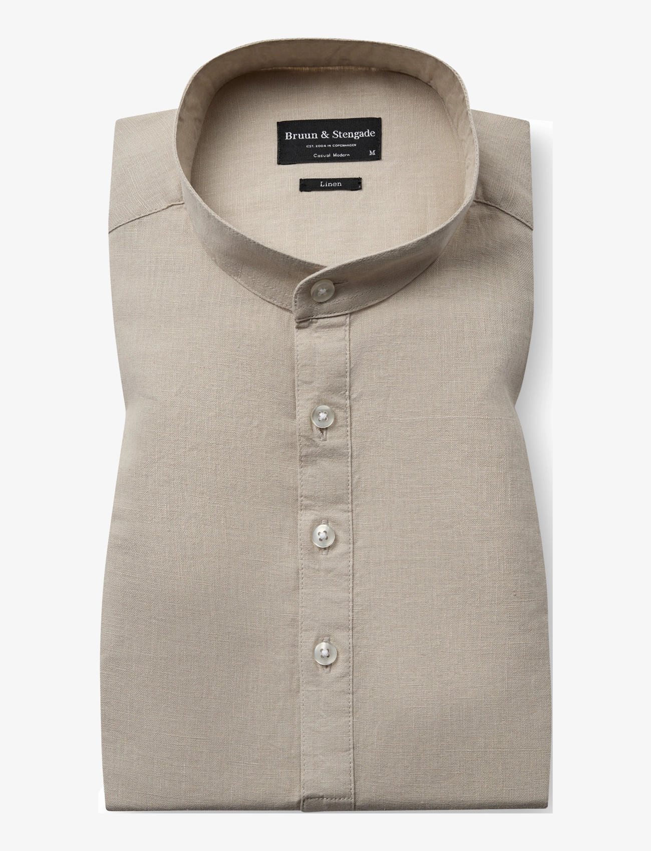 Bruun & Stengade - BS Crawford Casual Modern Fit Shirt - leinenhemden - kit - 1