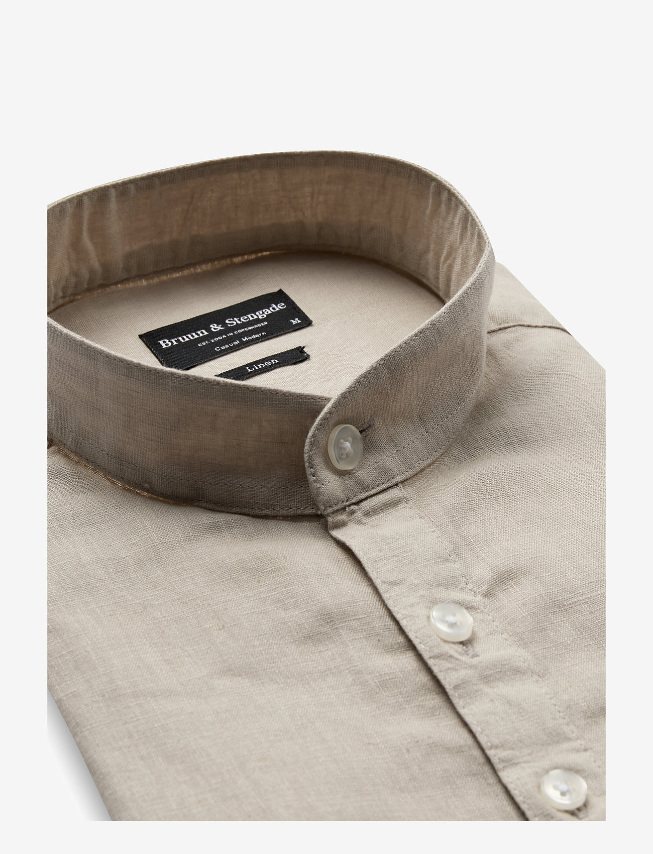 Bruun & Stengade - BS Crawford Casual Modern Fit Shirt - linen shirts - kit - 2