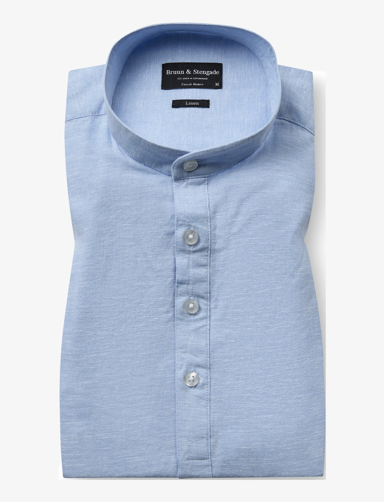 Bruun & Stengade BS Crawford Casual Modern Fit Shirt - Kleding - LIGHT BLUE / blue