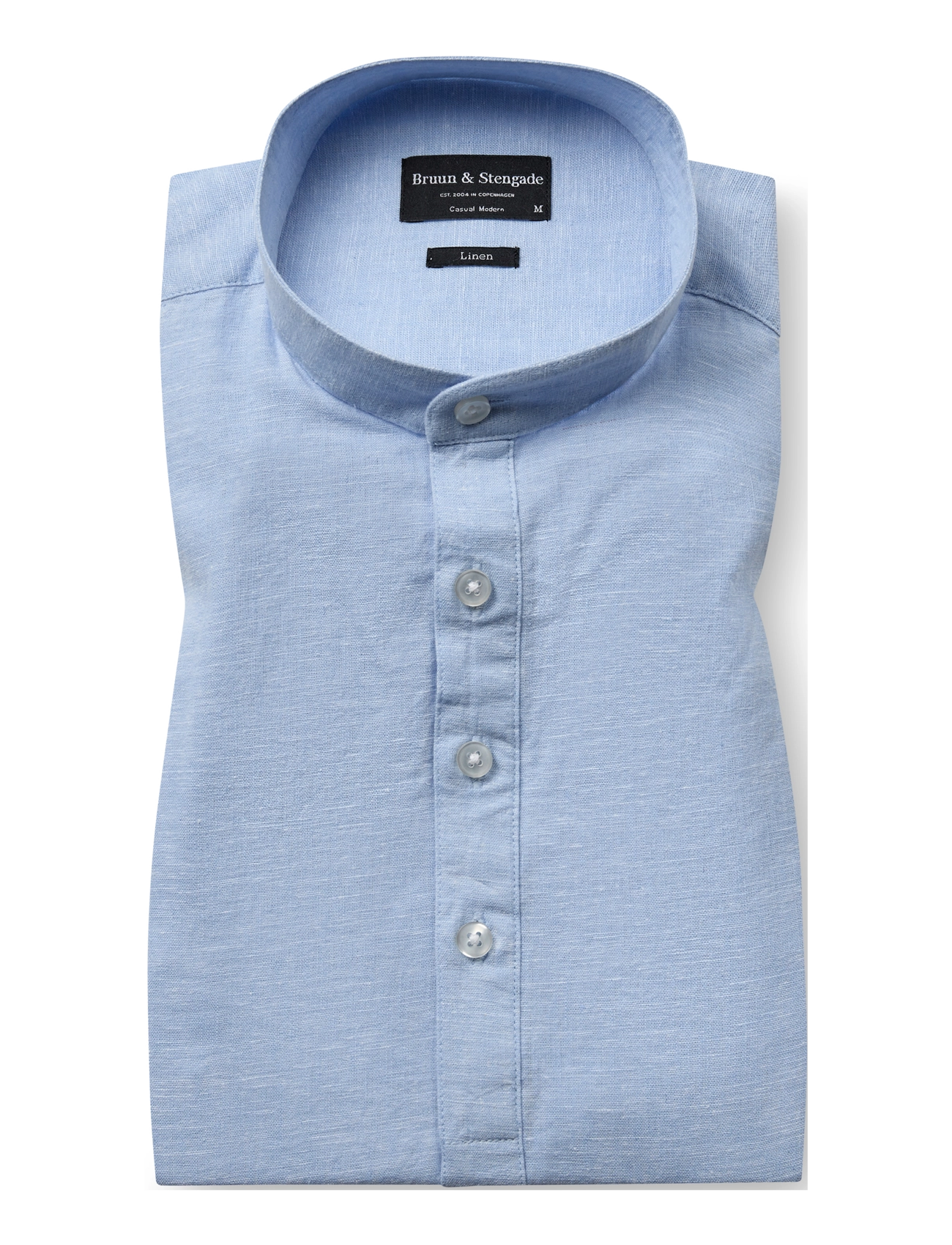 Bruun & Stengade - BS Crawford Casual Modern Fit Shirt - chemises de lin - light blue - 2