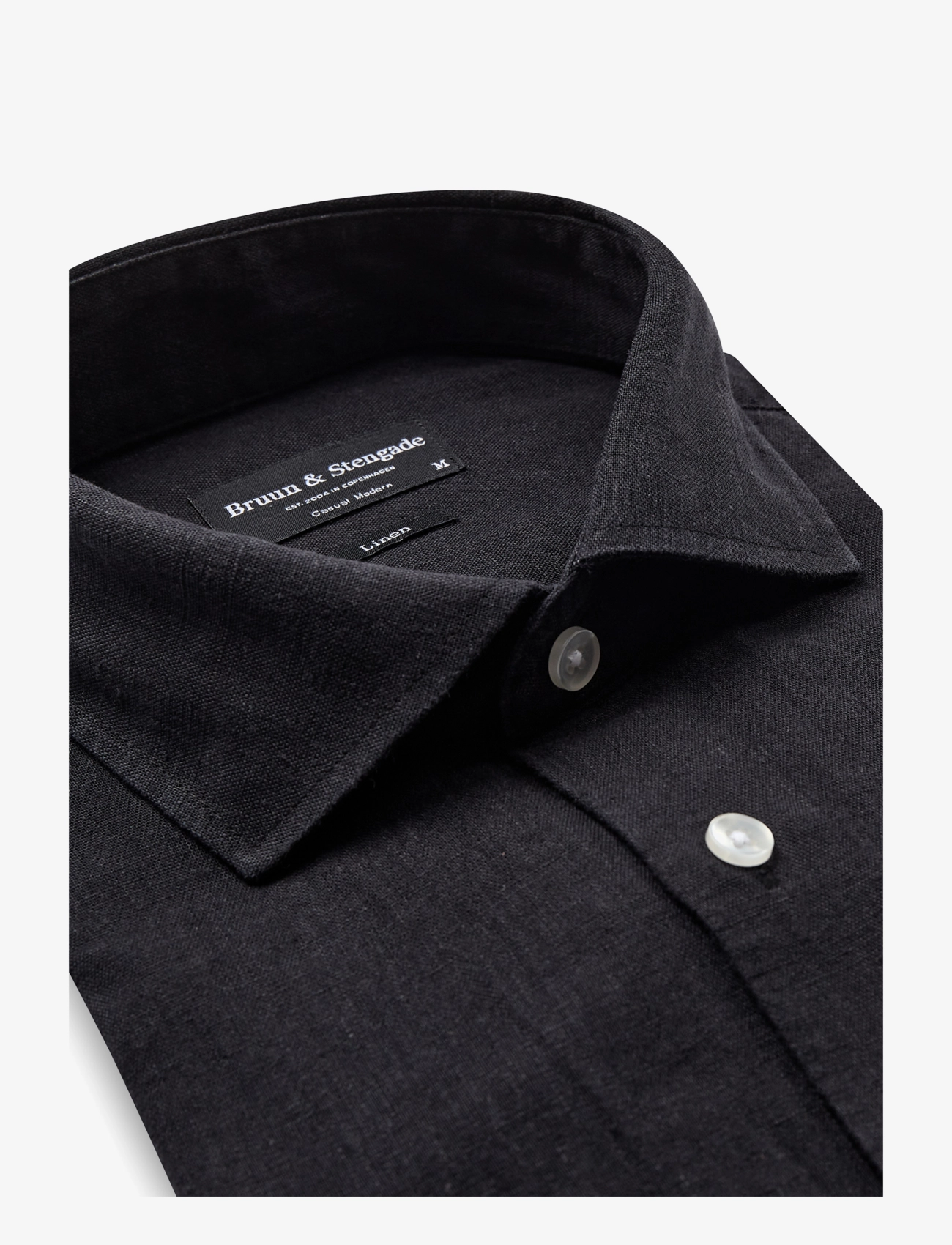 Bruun & Stengade - BS Antonelli Casual Modern Fit Shirt - linased särgid - black - 2