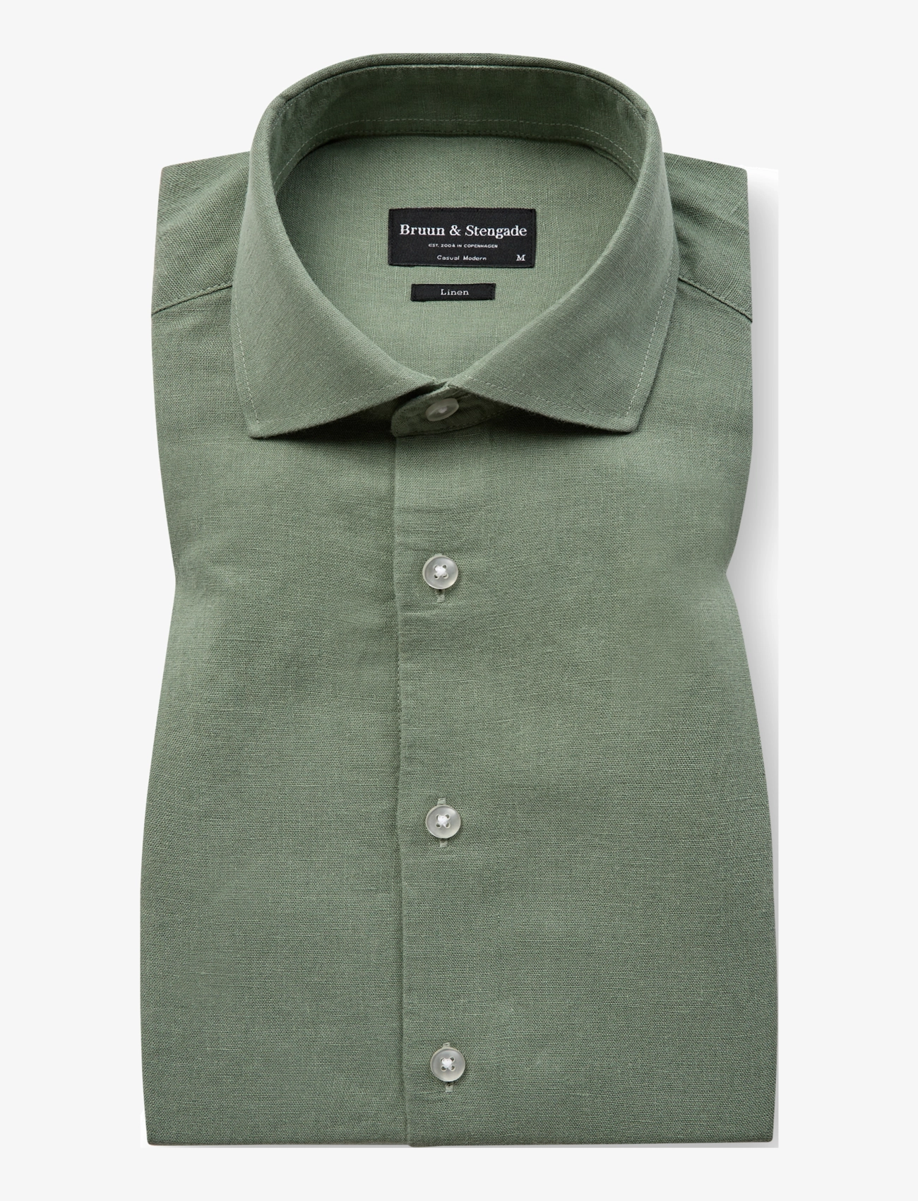 Bruun & Stengade BS Antonelli Casual Modern Fit Shirt - Bruun & Stengade - GREEN / green