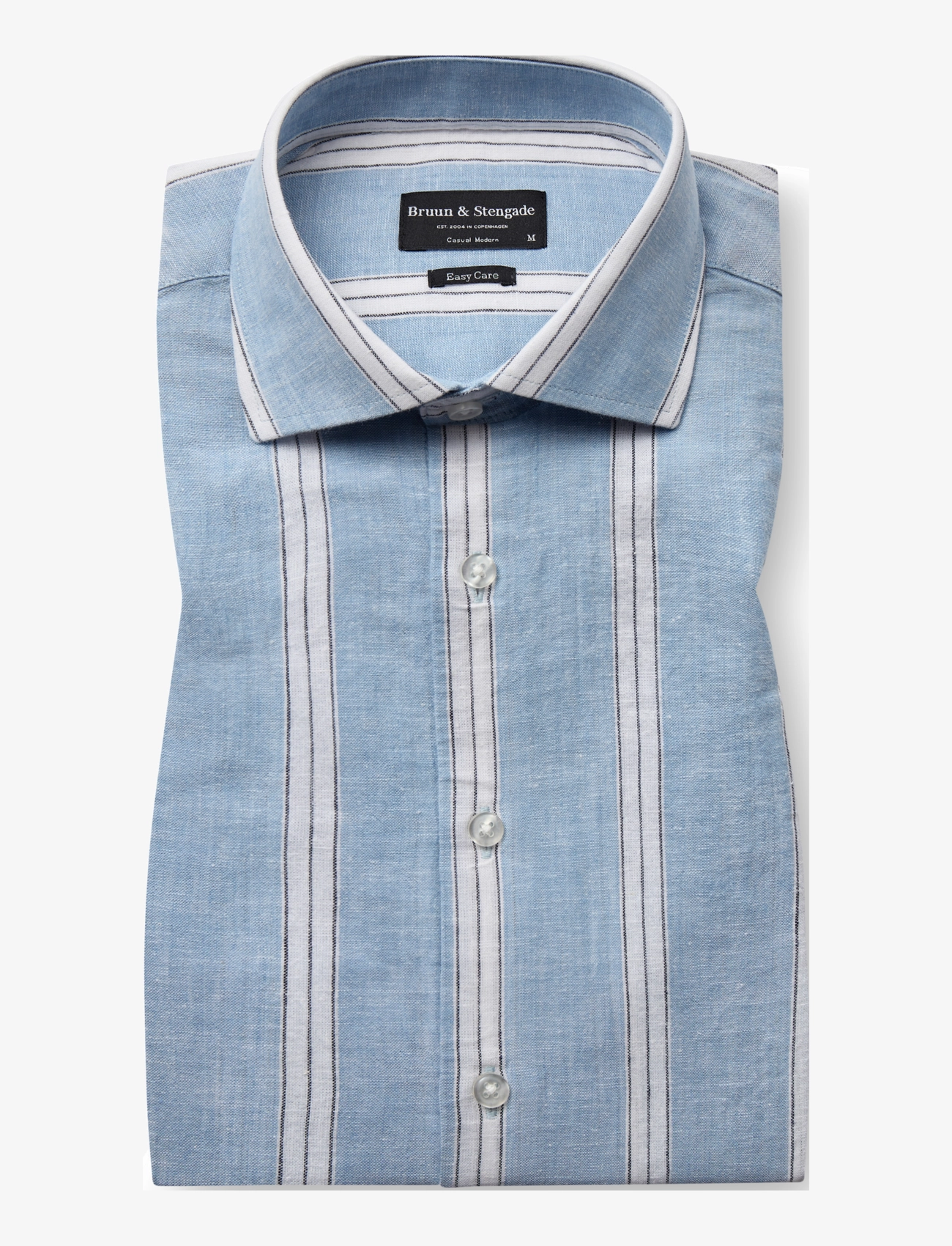 Bruun & Stengade - BS Correa Casual Modern Fit Shirt - light blue/white - 1