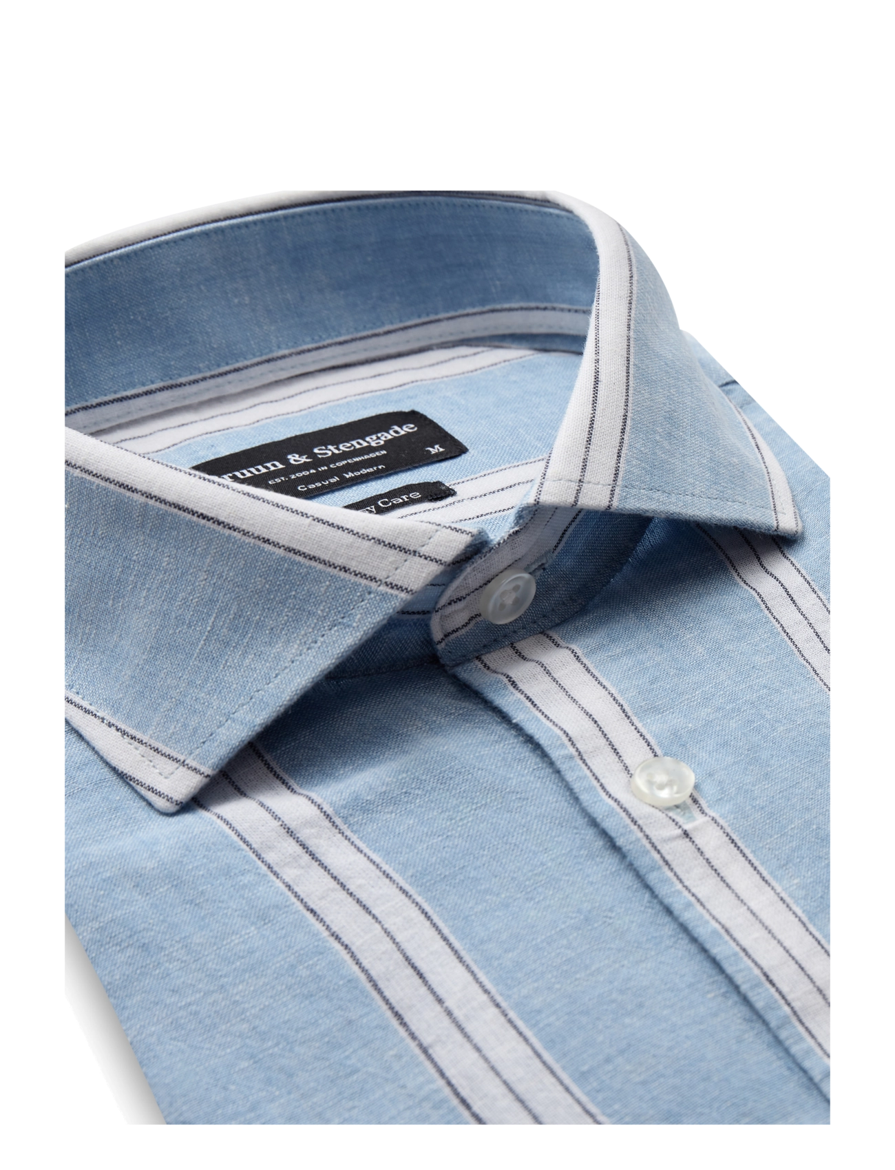 Bruun & Stengade - BS Correa Casual Modern Fit Shirt - light blue/white - 5