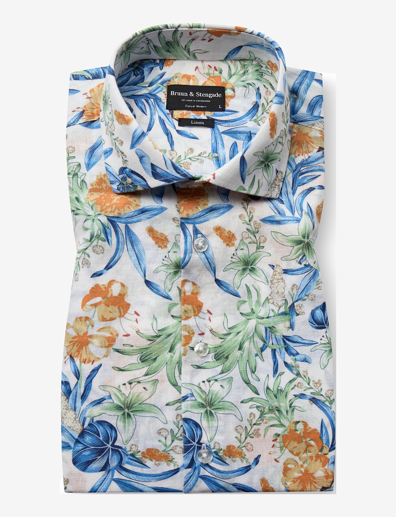 Bruun & Stengade - BS Bearman Casual Modern Fit Shirt - white - 4