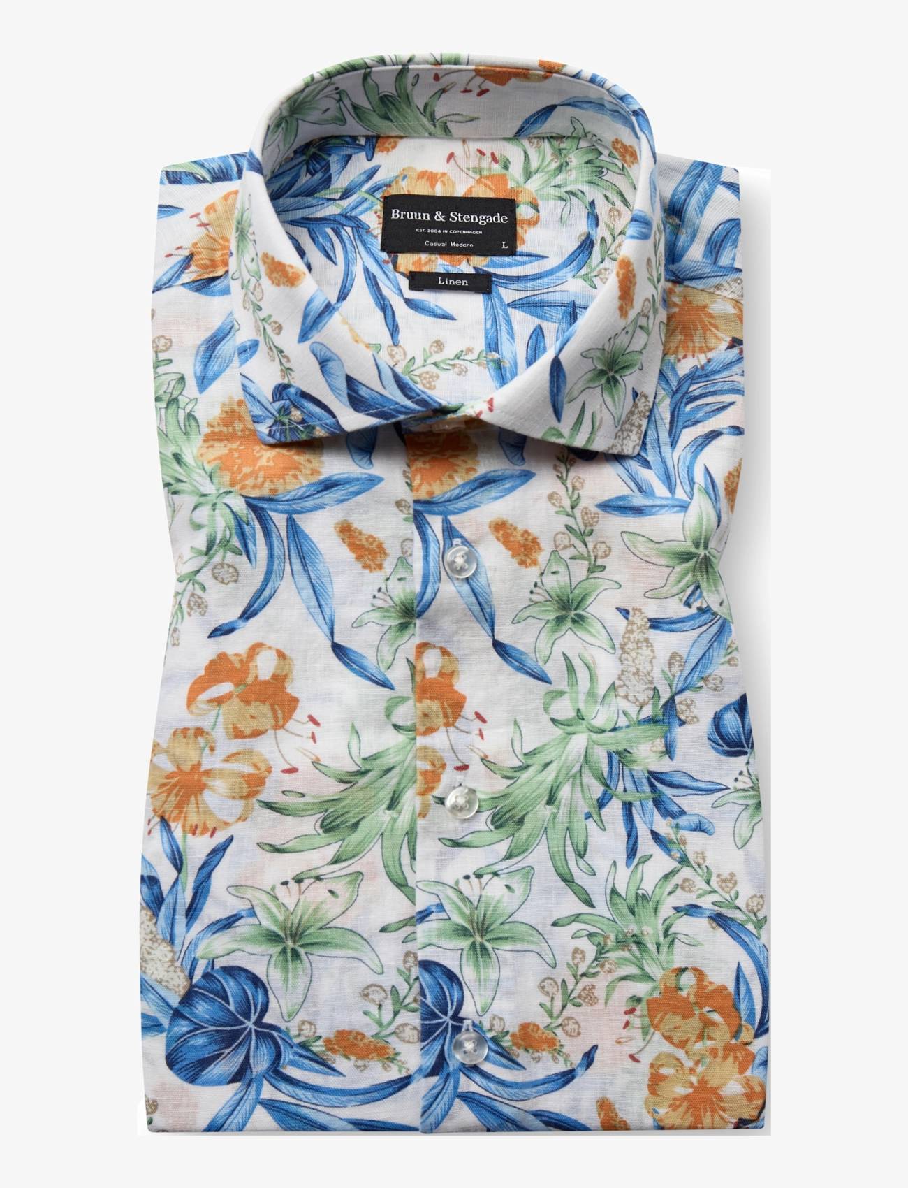 Bruun & Stengade - BS Bearman Casual Modern Fit Shirt - white - 4