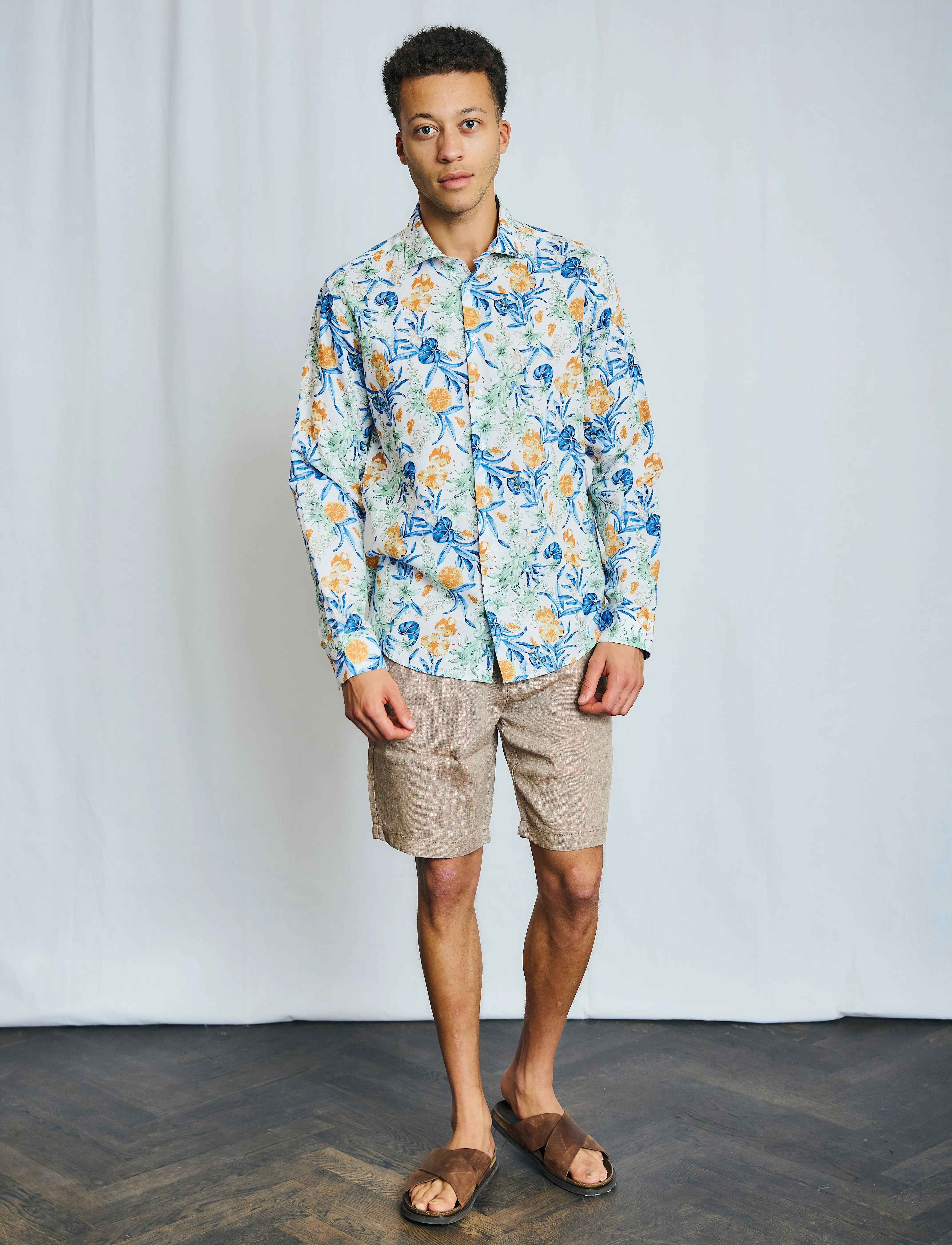 Bruun & Stengade - BS Bearman Casual Modern Fit Shirt - white - 3