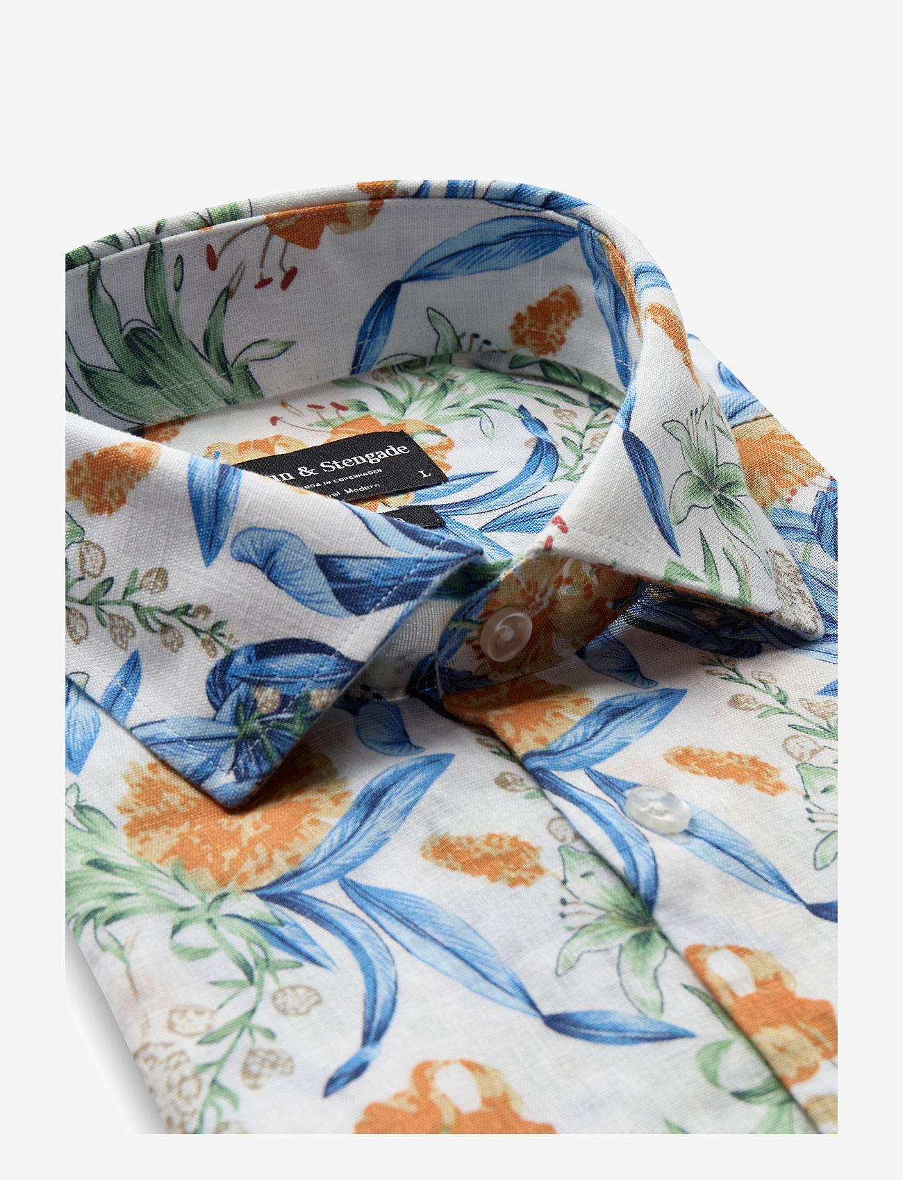 Bruun & Stengade - BS Bearman Casual Modern Fit Shirt - white - 5