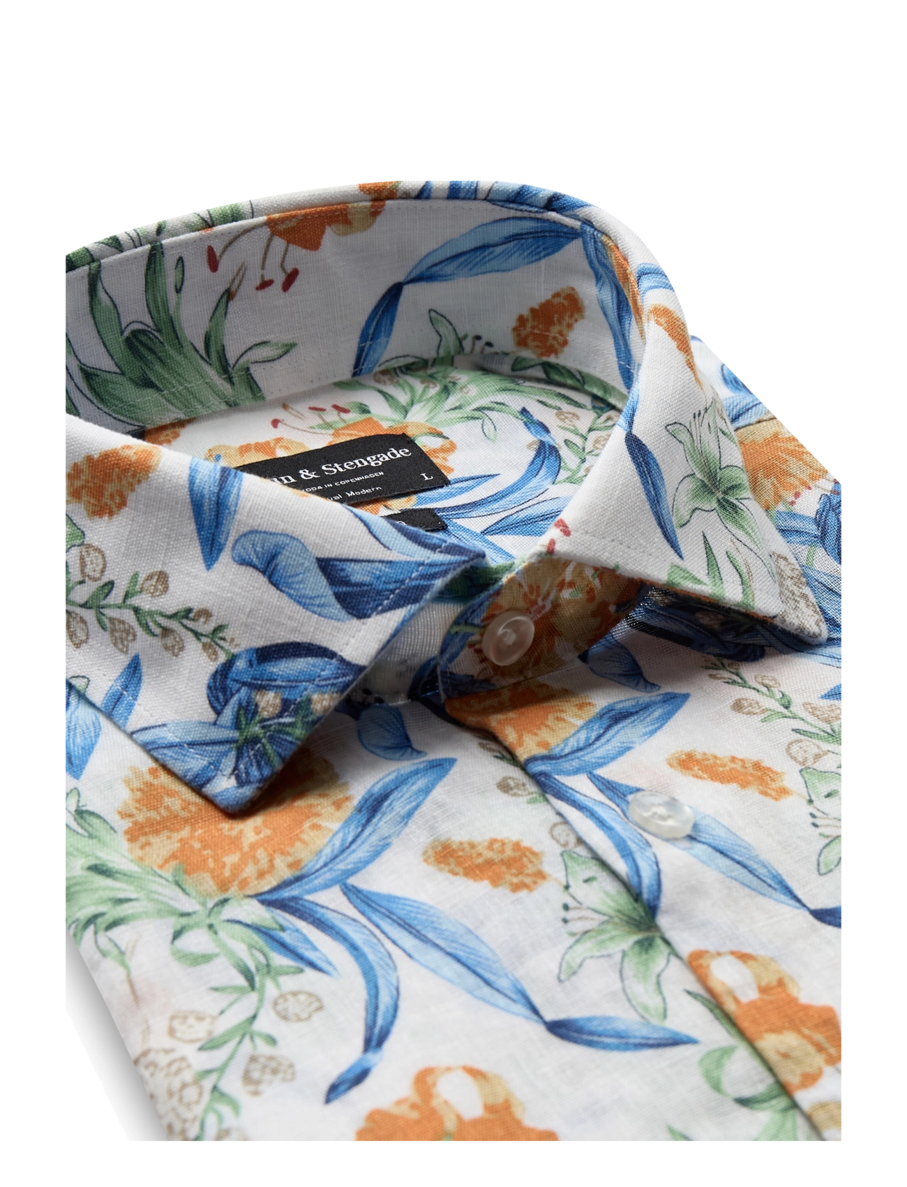 Bruun & Stengade - BS Bearman Casual Modern Fit Shirt - white - 5