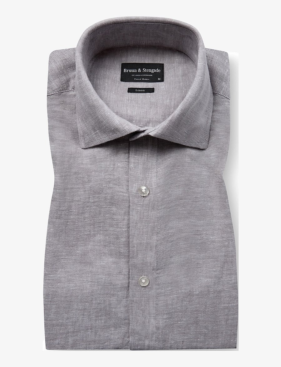 Bruun & Stengade - BS Antonelli Casual Modern Fit Shirt - light grey - 1