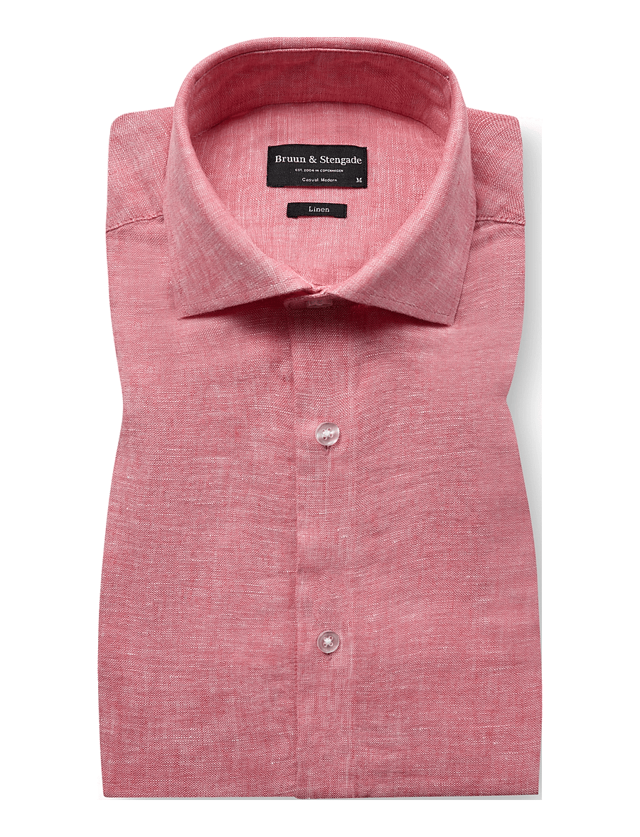 Bruun & Stengade - BS Antonelli Casual Modern Fit Shirt - pink - 2