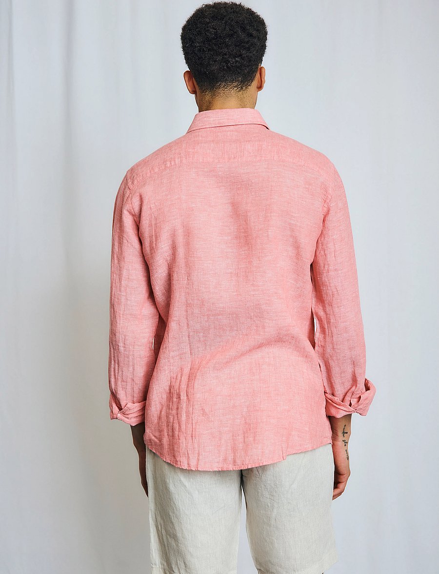 Bruun & Stengade - BS Antonelli Casual Modern Fit Shirt - pink - 5