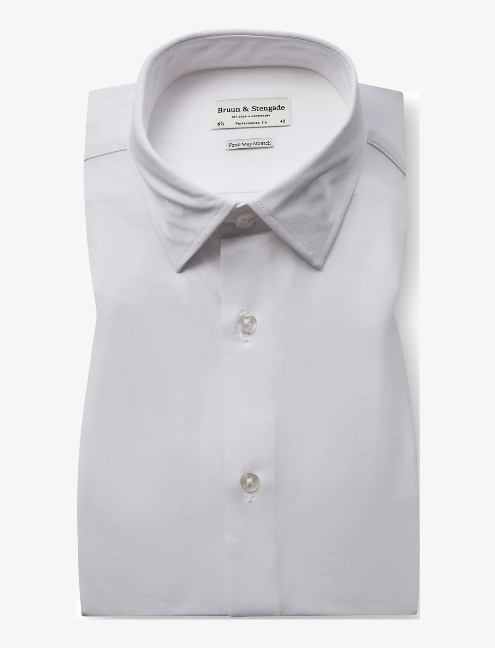 Bruun & Stengade - BS Nava Performance Fit Shirt - formelle hemden - white - 2