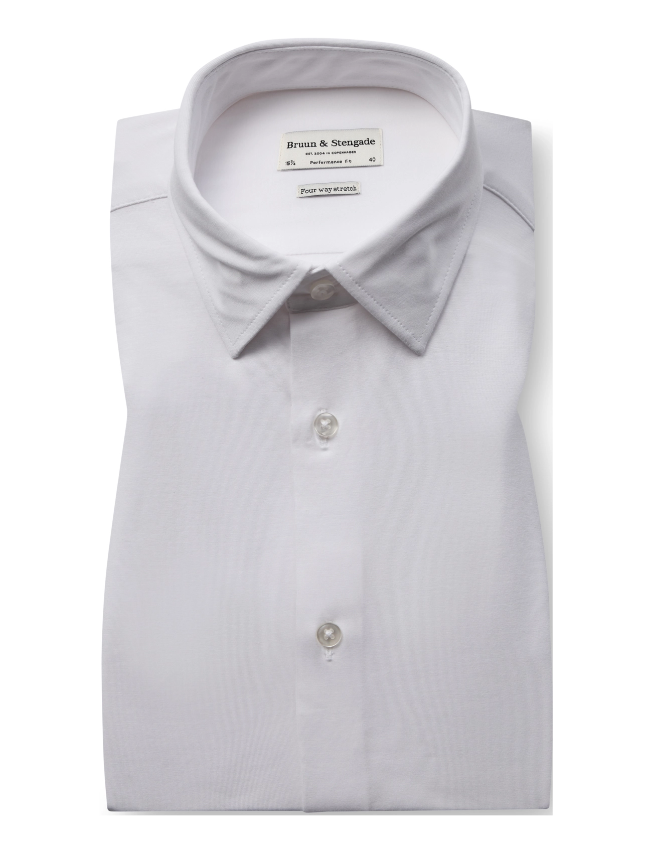 Bruun & Stengade - BS Nava Performance Fit Shirt - white - 2