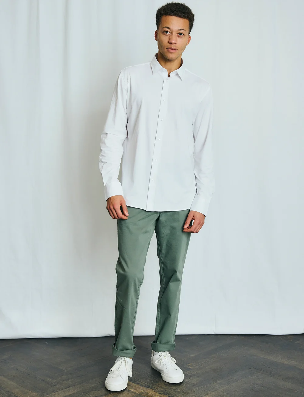 Bruun & Stengade - BS Nava Performance Fit Shirt - formelle hemden - white - 0