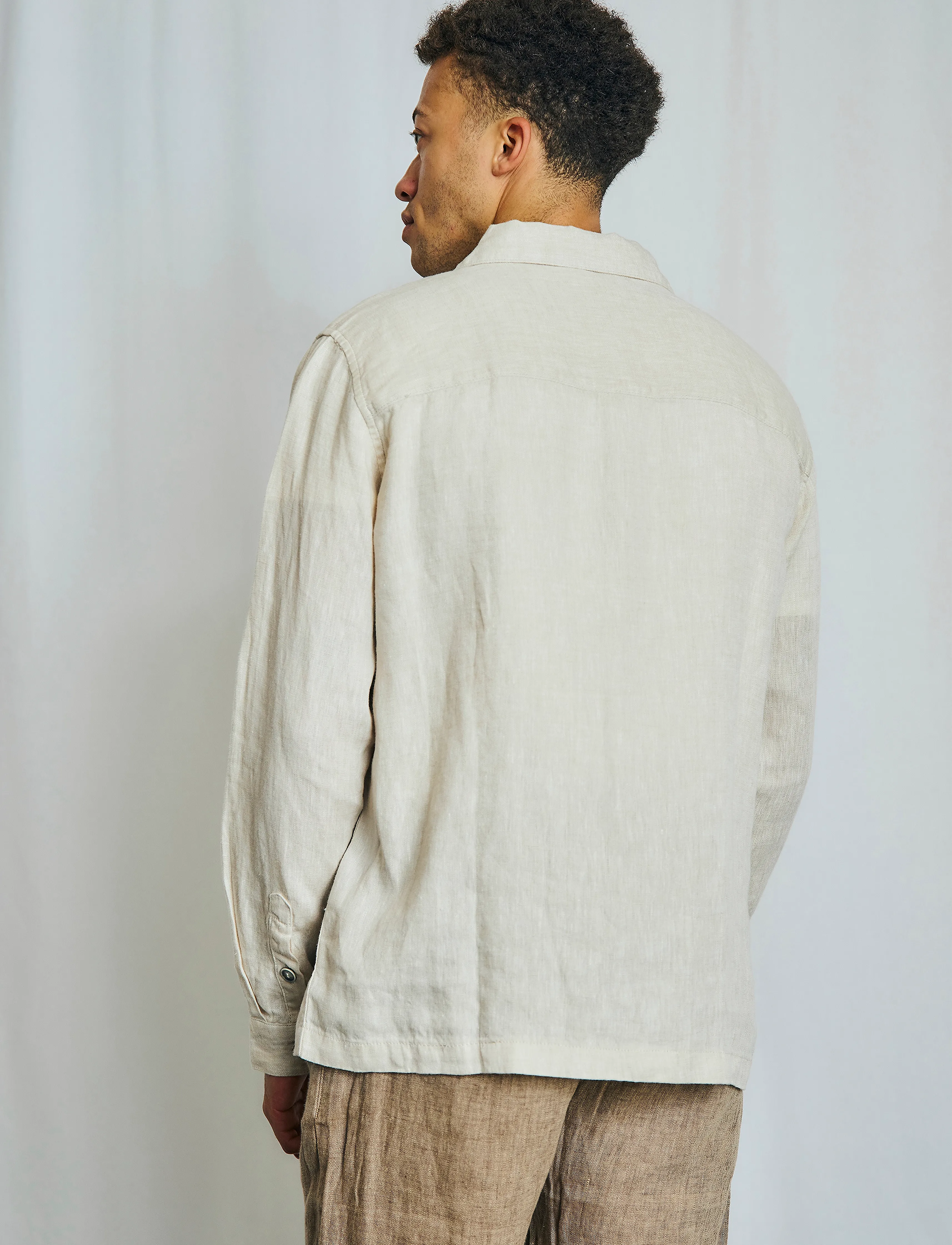 Bruun & Stengade - BS Adamos Overshirt Shirt - sand - 5