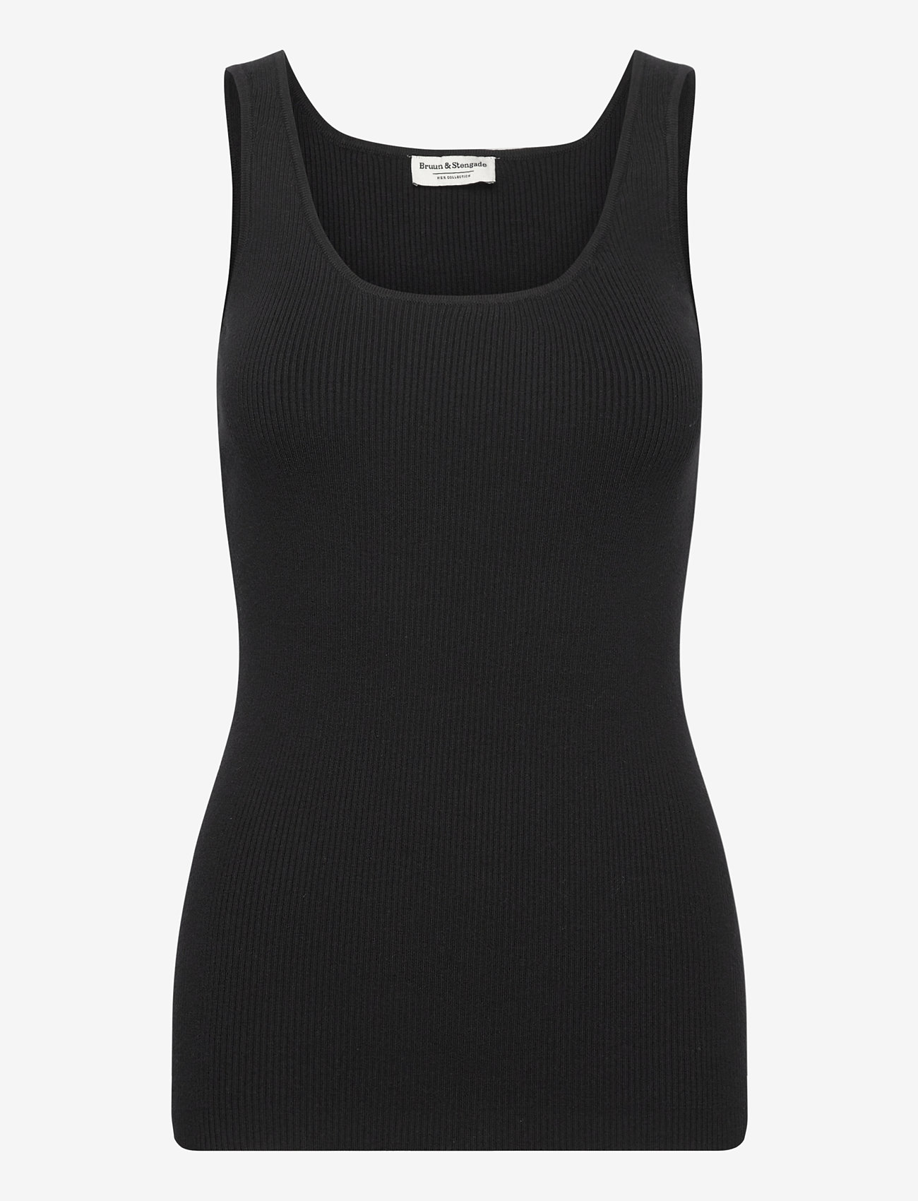 Bruun & Stengade - BS Heli Regular Fit Top - laveste priser - black - 0