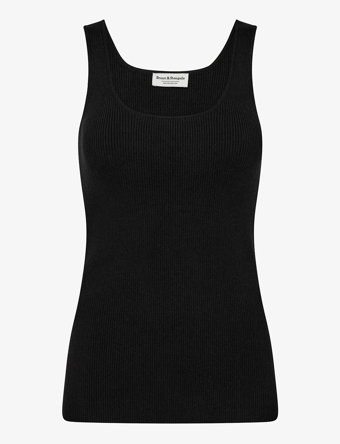 Bruun & Stengade - BS Heli Regular Fit Top - laveste priser - black - 1