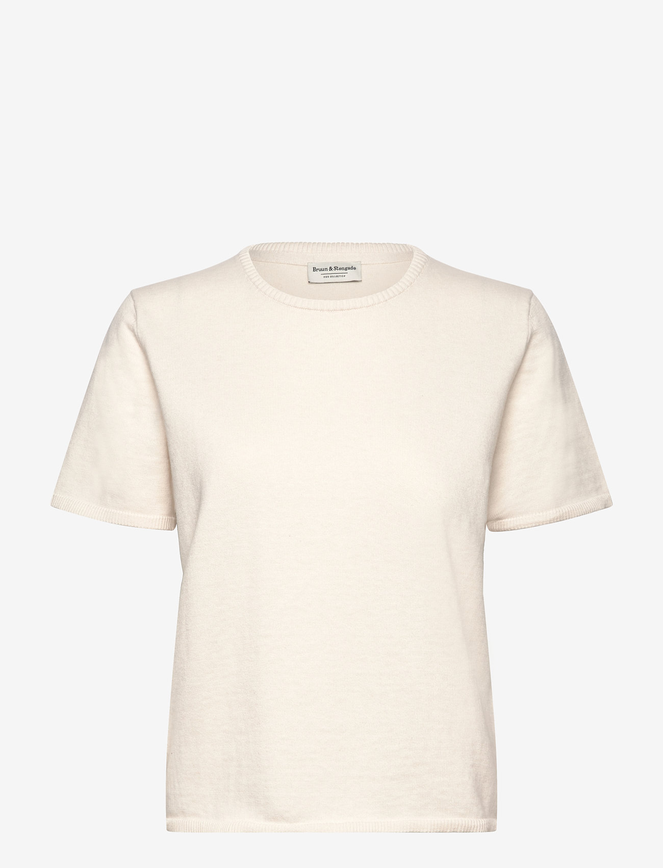 Bruun & Stengade - BS Tekla Regular Fit T-Shirt - t-shirts - off white - 0